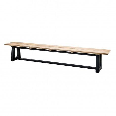 SUNS Ovada tuinbank 220 cm antraciet teak