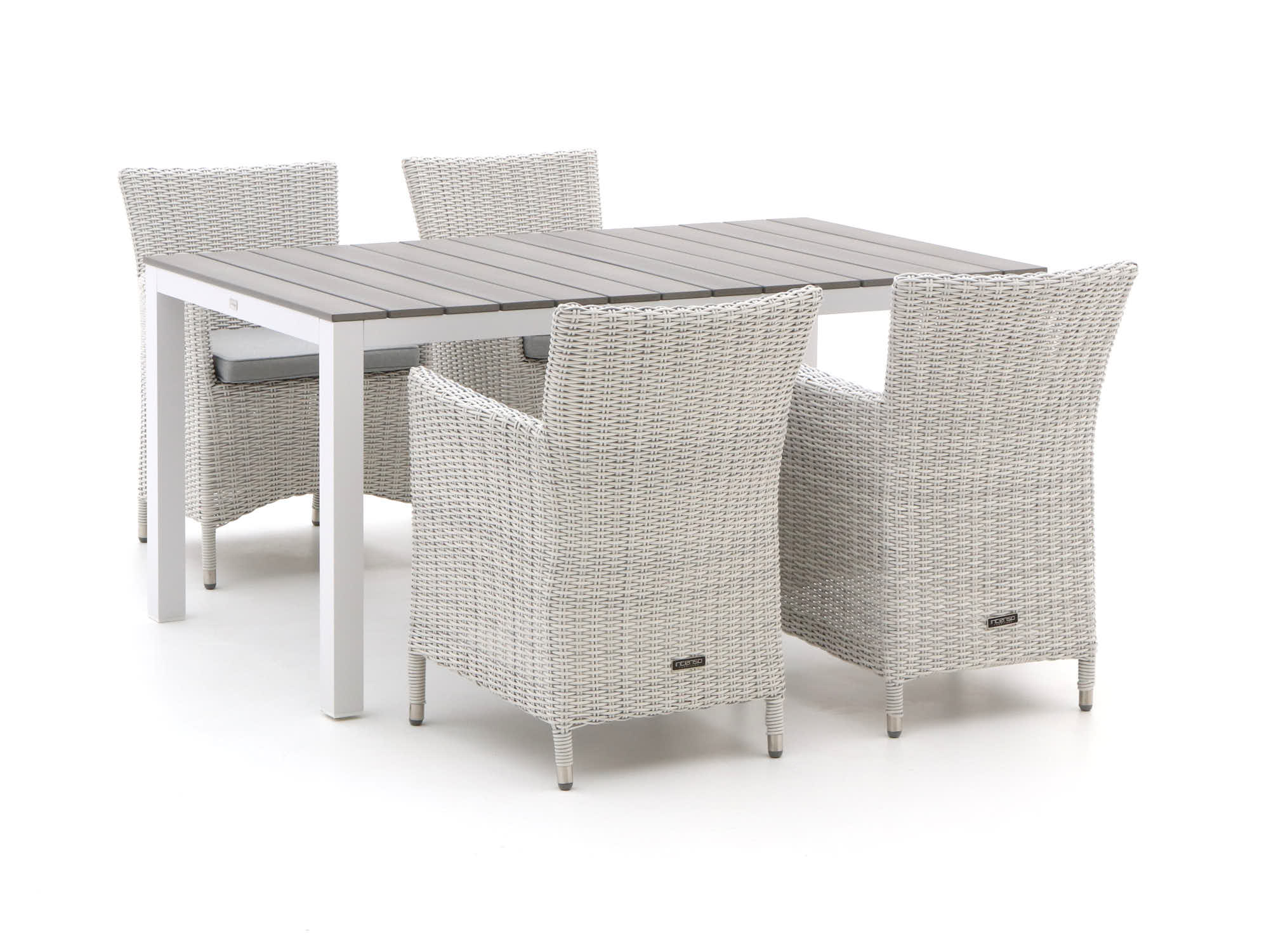 Intenso Borno/Fidenza 160cm dining tuinset 5-delig - Laagste prijsgarantie!