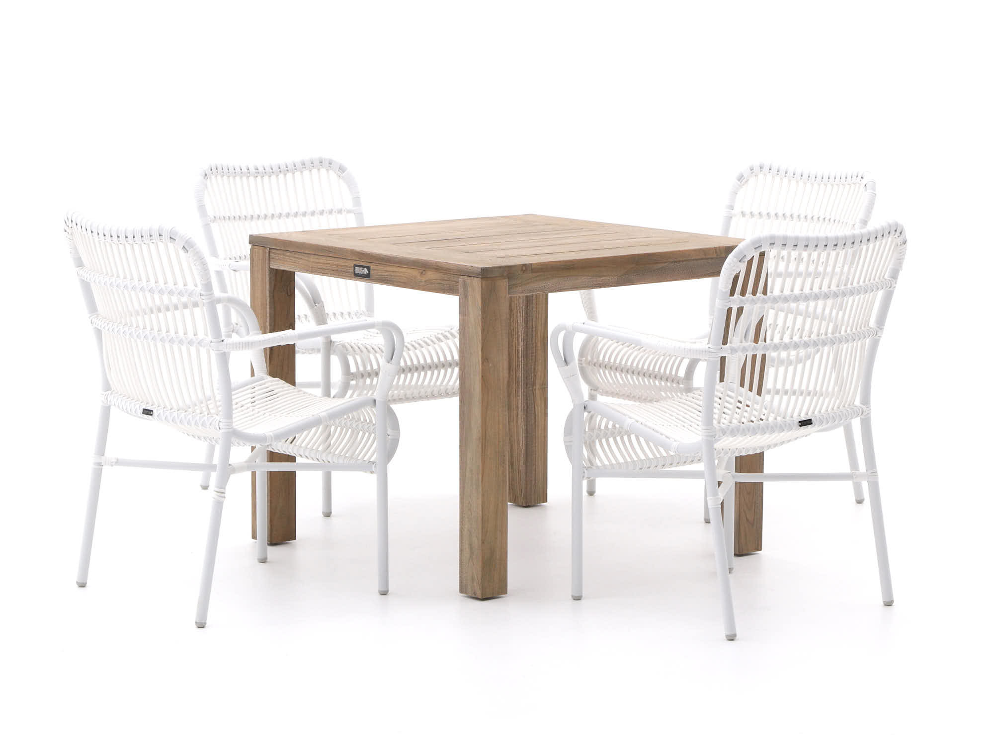 Intenso Parma/ROUGH-S 90cm dining tuinset 5-delig - Laagste prijsgarantie!