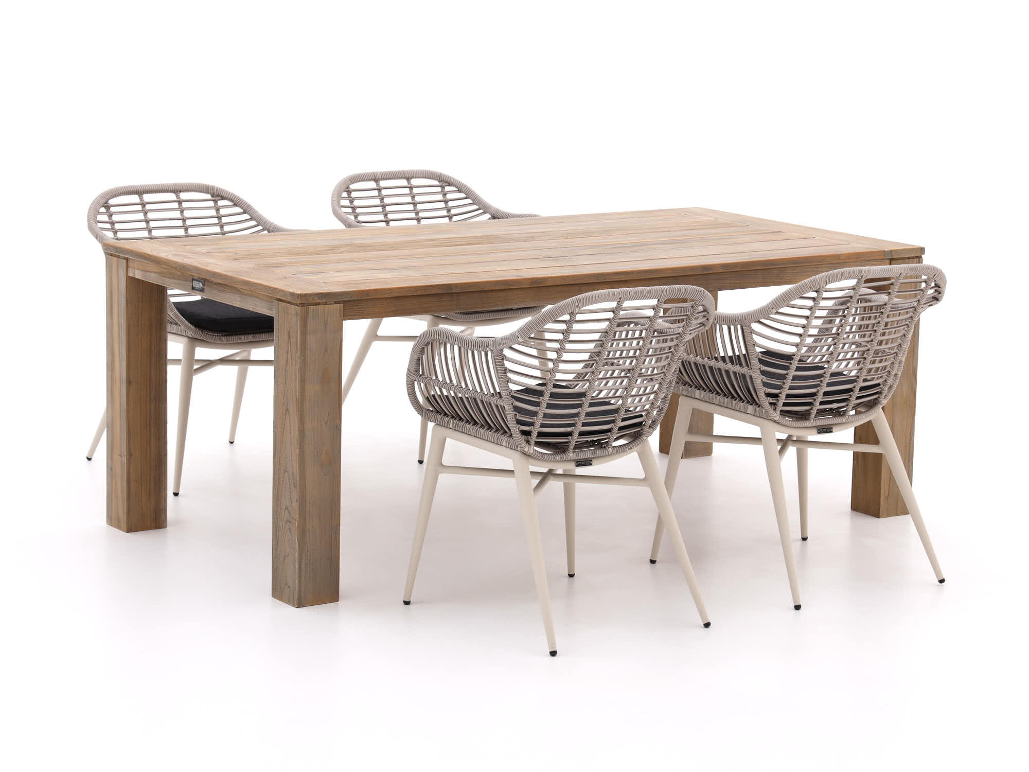 Intenso Azora/ROUGH-X 200cm dining tuinset 5-delig - Laagste prijsgarantie!