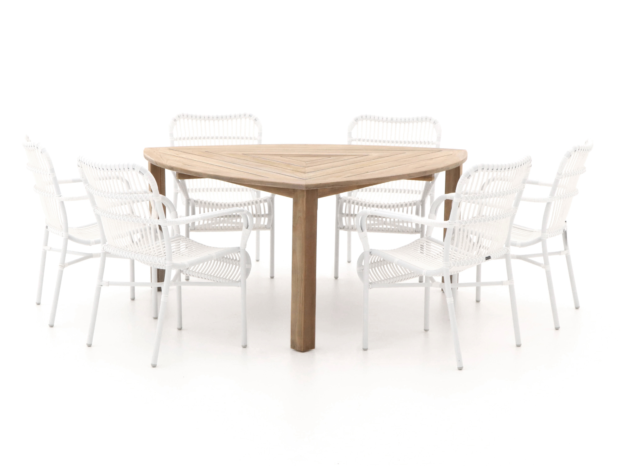 Intenso Parma/ROUGH-S 170cm dining tuinset 7-delig - Laagste prijsgarantie!