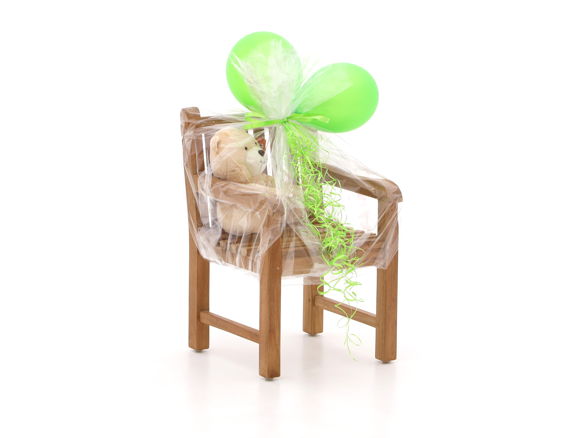 Kinder tuinstoel 35x40x56cm/KiKabeer Groot 30cm Bruin - Laagste prijsgarantie!