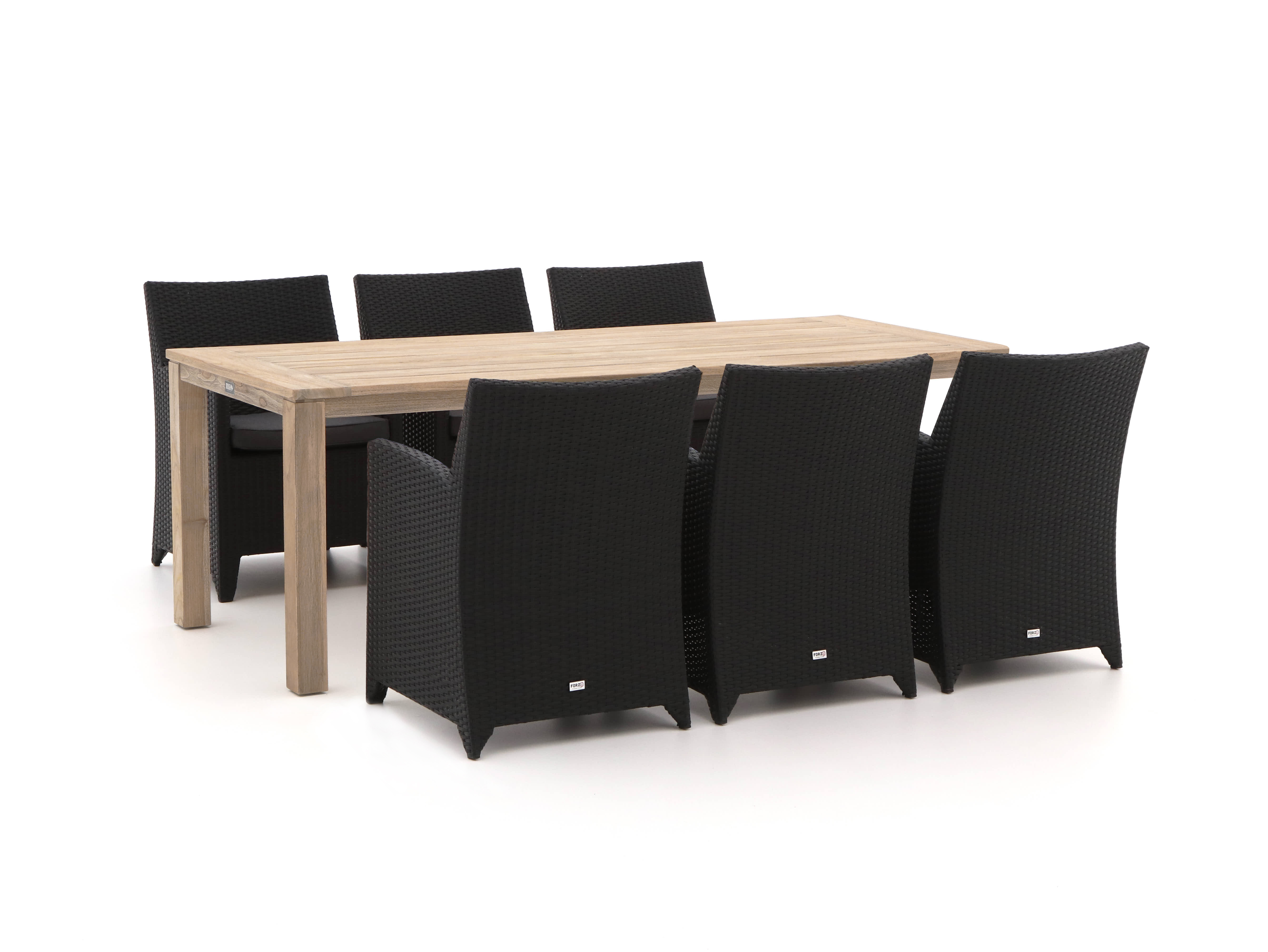 Forza Barolo/ROUGH-S 220cm dining tuinset 7-delig - Laagste prijsgarantie!