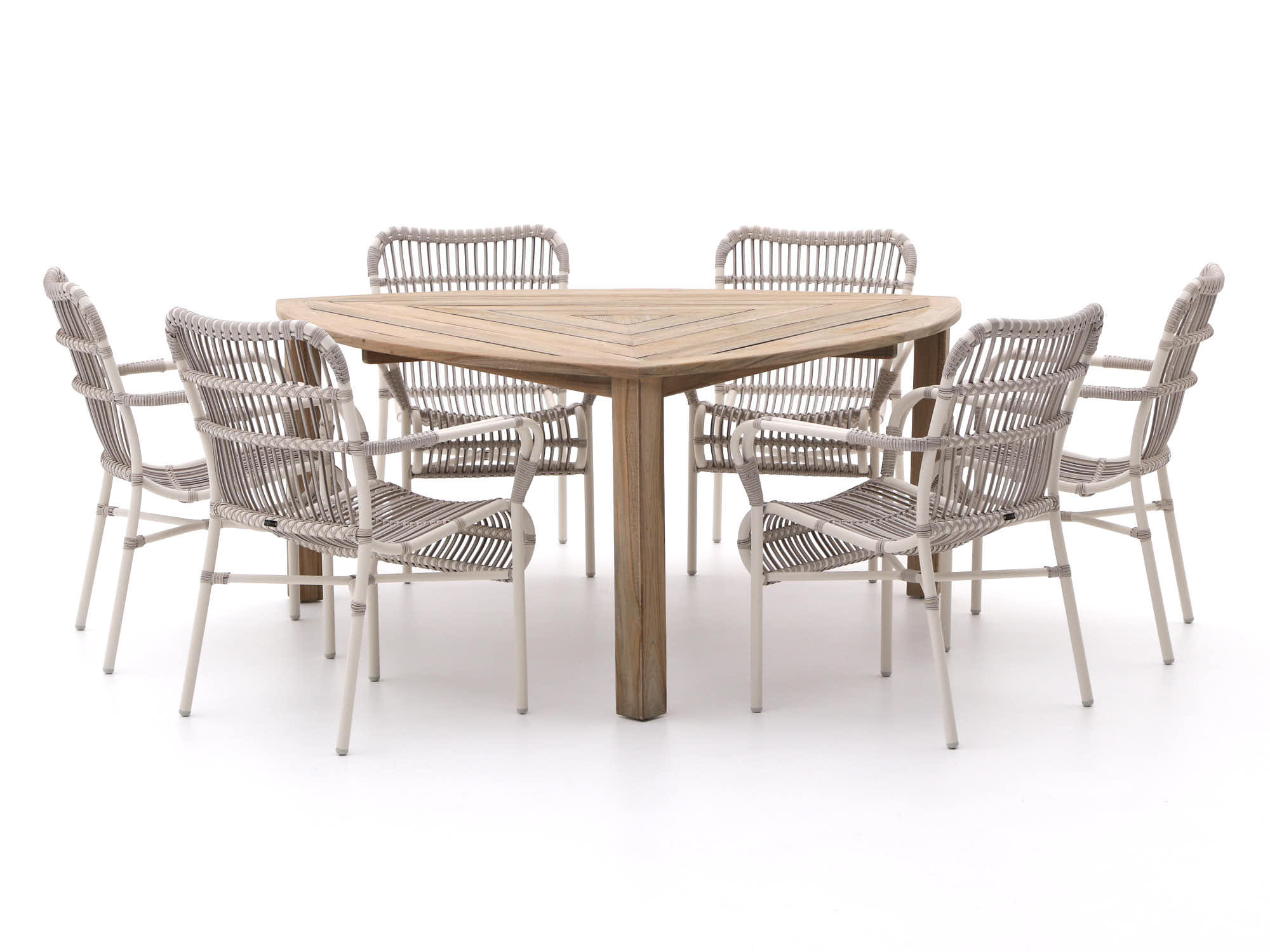 Intenso Parma/ROUGH-S 170cm dining tuinset 7-delig - Laagste prijsgarantie!