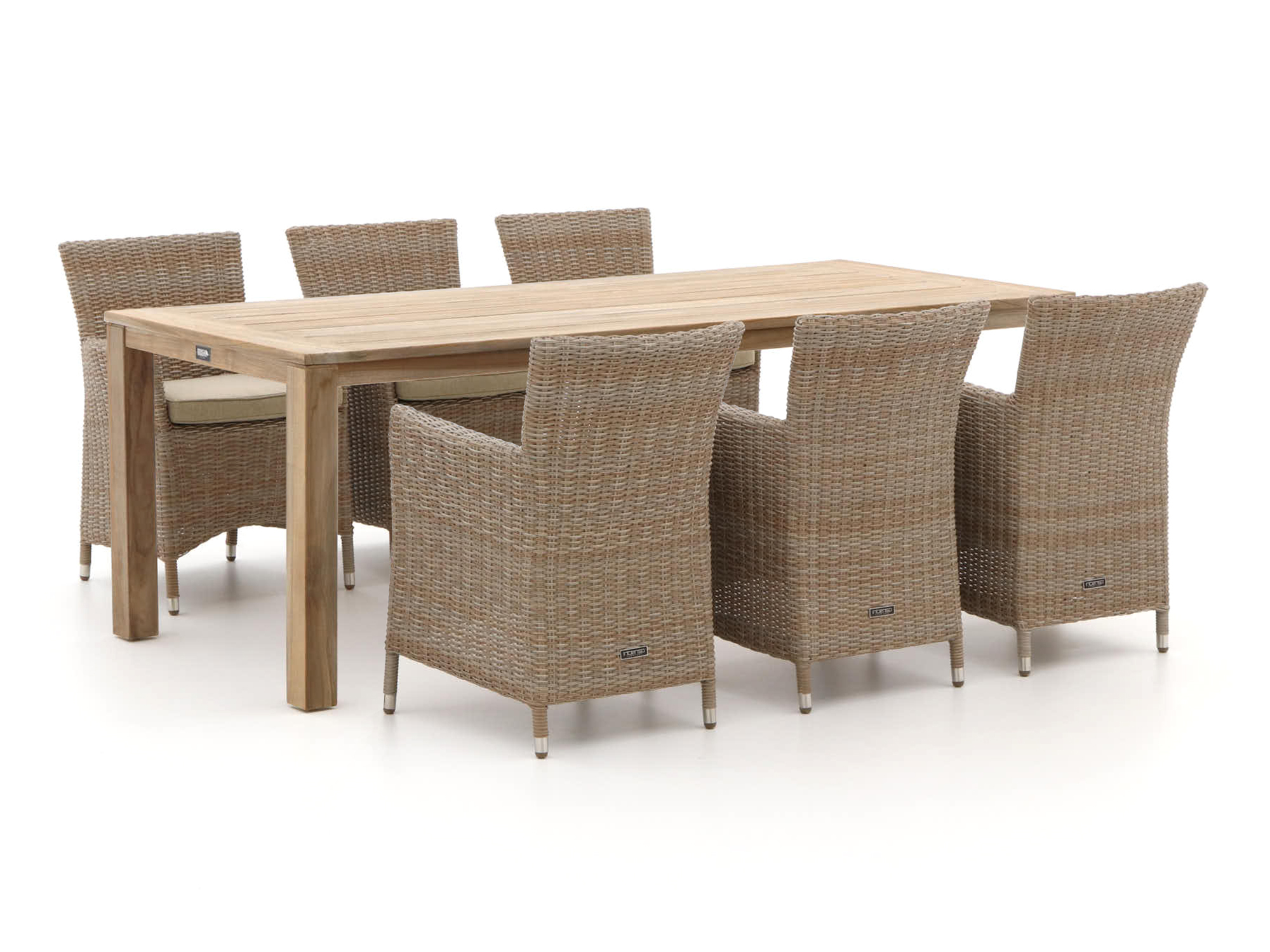 Intenso Borno/ROUGH-S 220cm dining tuinset 7-delig - Laagste prijsgarantie!