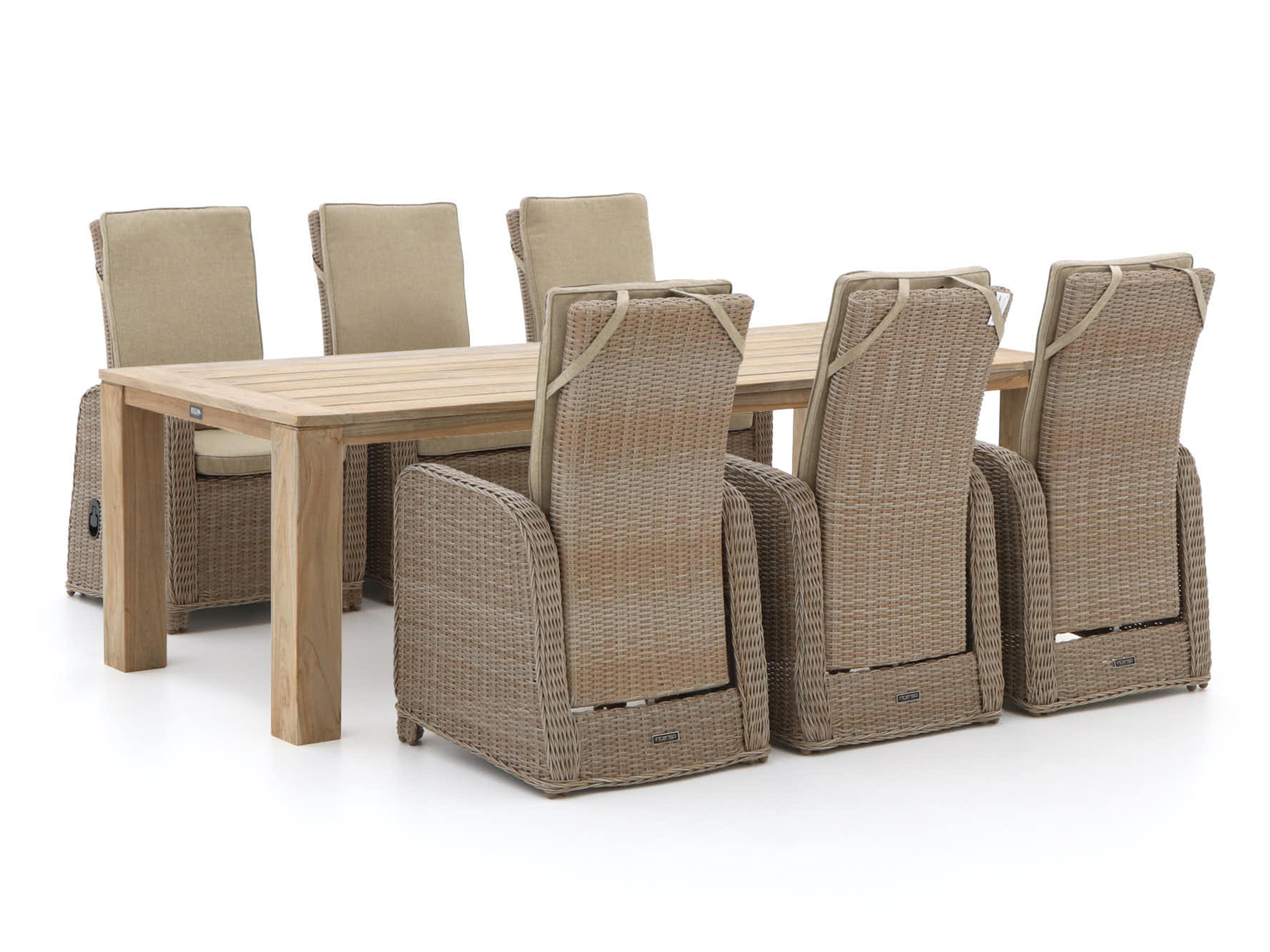 Intenso Umbria/ROUGH-X 240cm dining tuinset 7-delig verstelbaar - Laagste prijsgarantie!