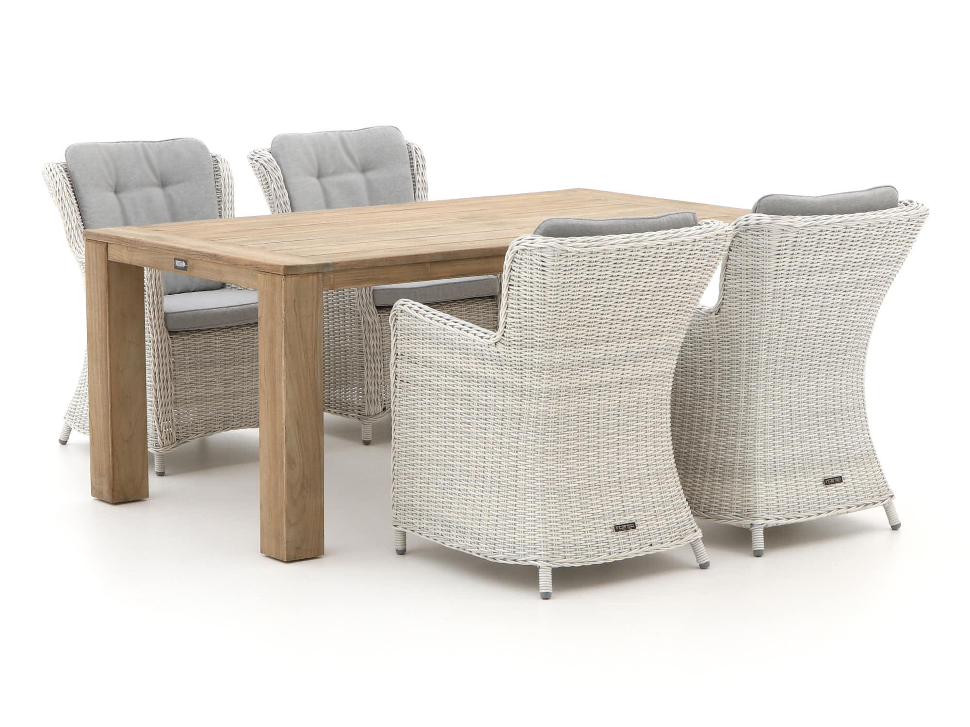 Intenso Milano/ROUGH-X 180cm dining tuinset 5-delig - Laagste prijsgarantie!