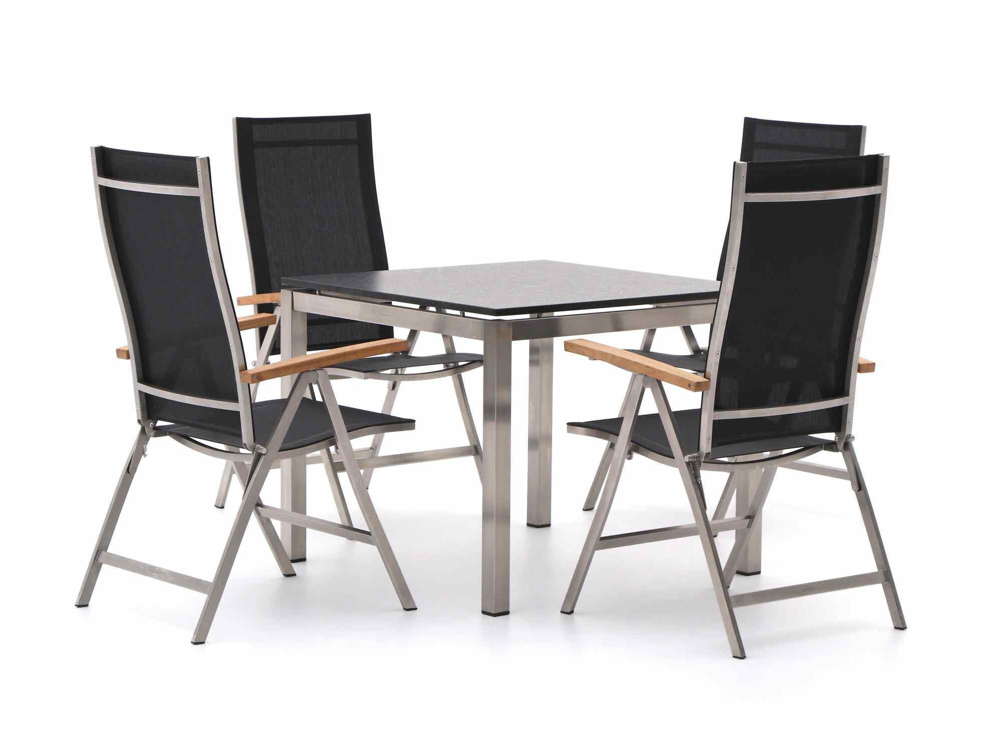 Bernstein Koblenz/Bremen 90cm dining tuinset 5-delig verstelbaar - Laagste prijsgarantie!