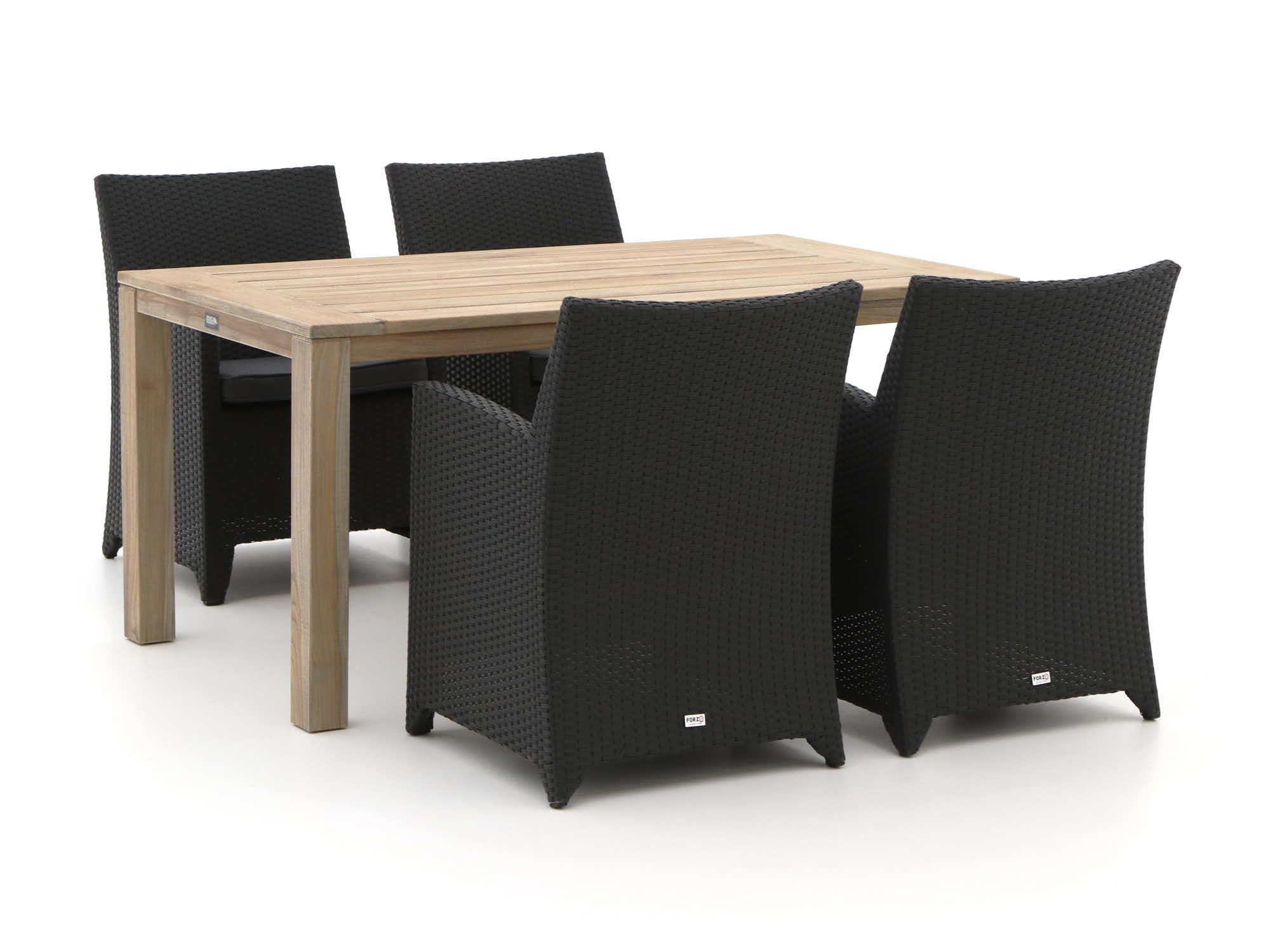 Forza Barolo/ROUGH-S 160cm dining tuinset 5-delig - Laagste prijsgarantie!