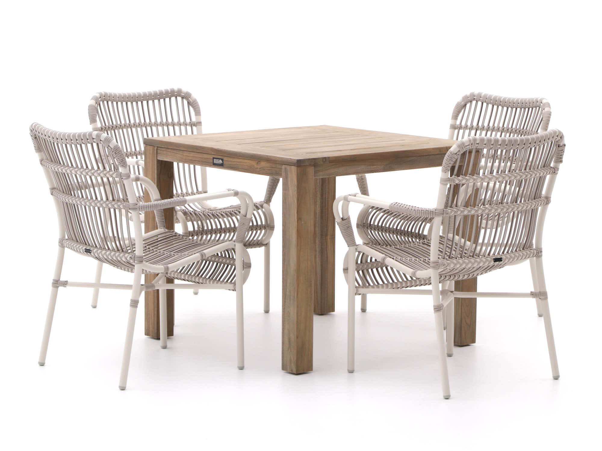 Intenso Parma/ROUGH-S 90cm dining tuinset 5-delig - Laagste prijsgarantie!