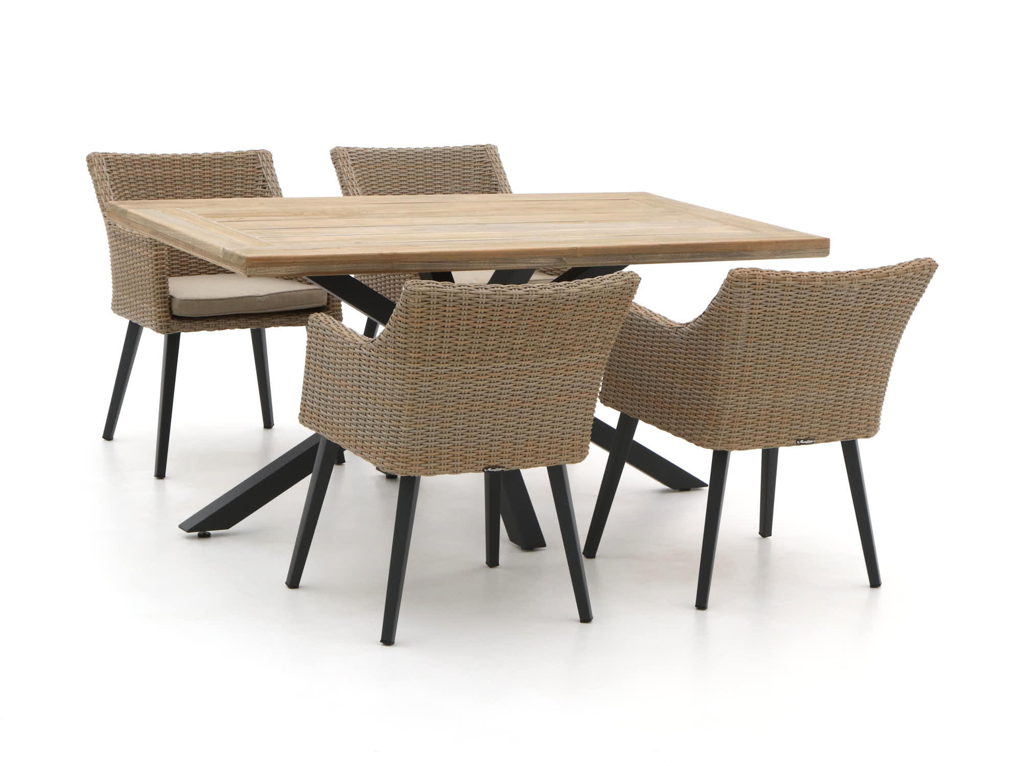 Manifesto Matese/Montorio 160cm dining tuinset 5-delig - Laagste prijsgarantie!