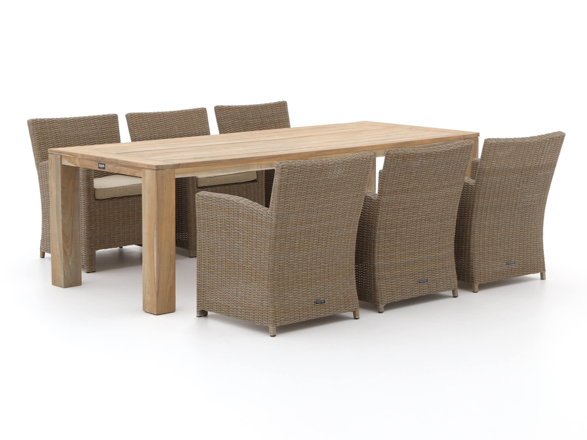 Intenso Fellini/ROUGH-X 240cm dining tuinset 7-delig - Laagste prijsgarantie!