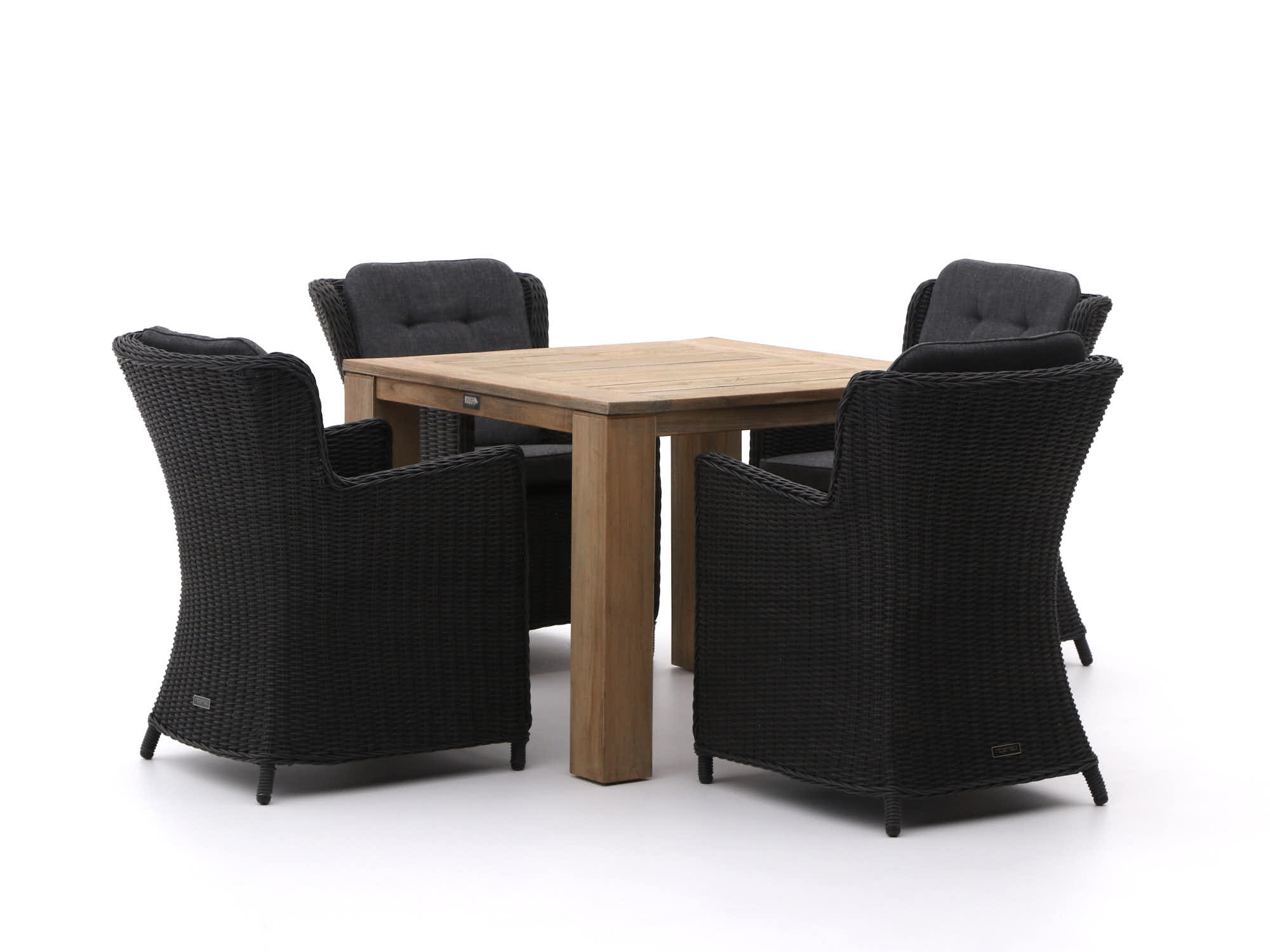 Intenso Milano/ROUGH-X 100cm dining tuinset 5-delig - Laagste prijsgarantie!