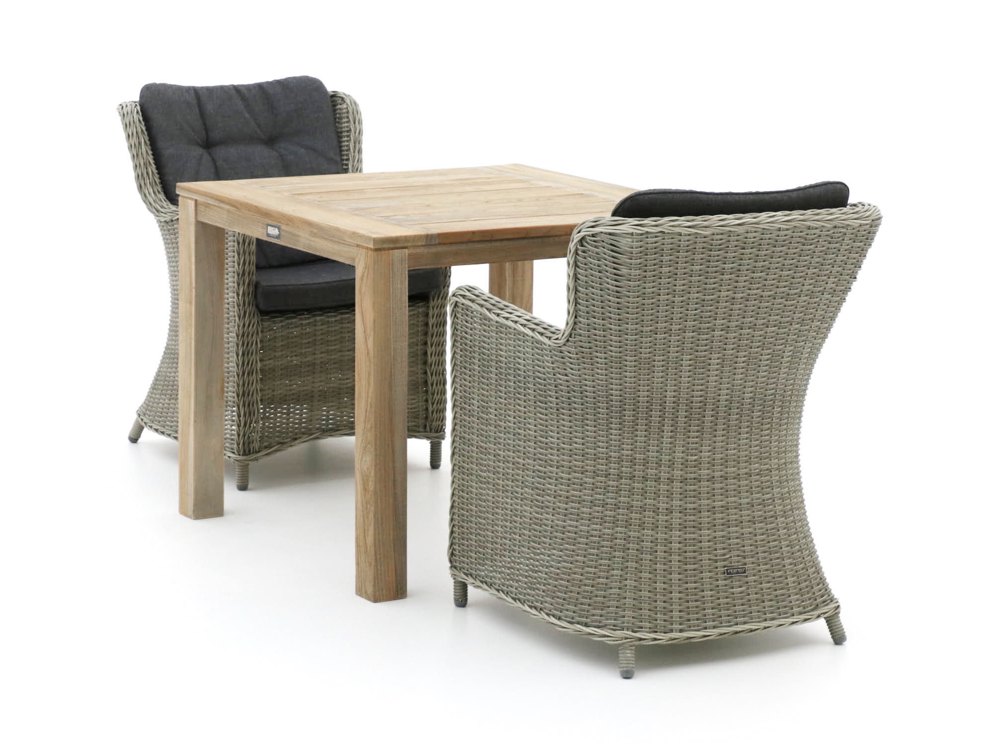 Intenso Milano/ROUGH-S 90cm dining tuinset 3-delig - Laagste prijsgarantie!