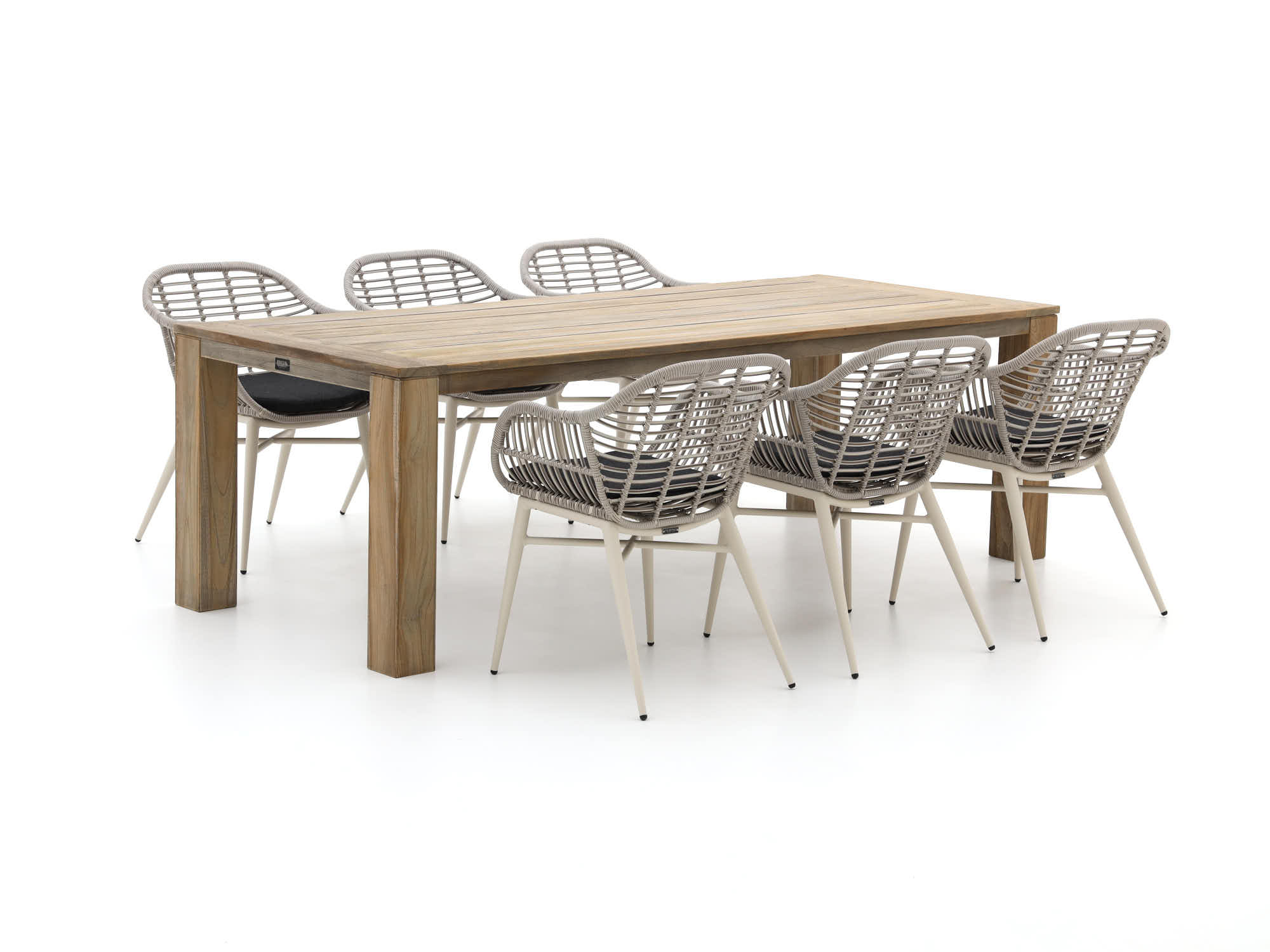 Intenso Azora/ROUGH-X 240cm dining tuinset 7-delig - Laagste prijsgarantie!