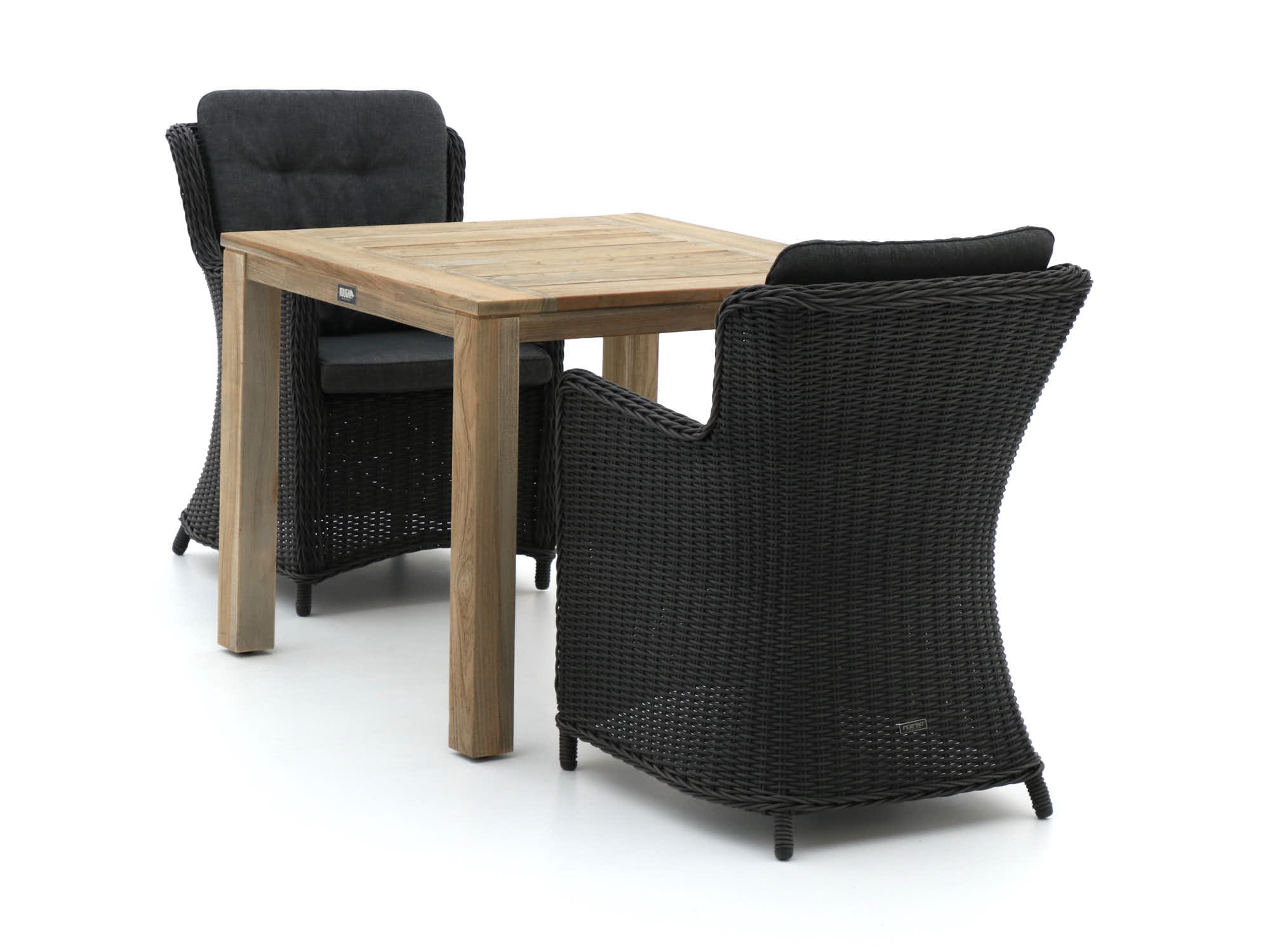 Intenso Milano/ROUGH-S 90cm dining tuinset 3-delig - Laagste prijsgarantie!