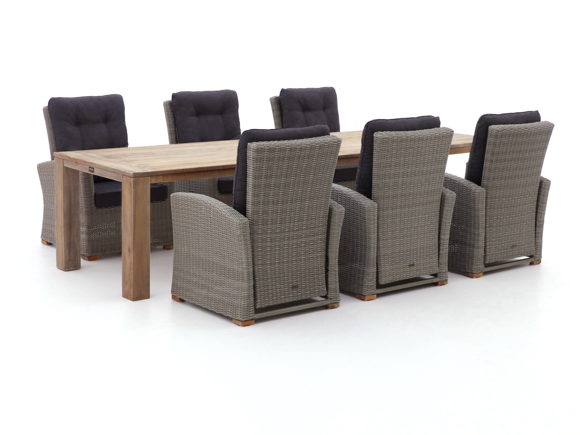 Intenso Mazzano/ROUGH-X 320cm lounge-dining tuinset 7-delig verstelbaar - Laagste prijsgarantie!