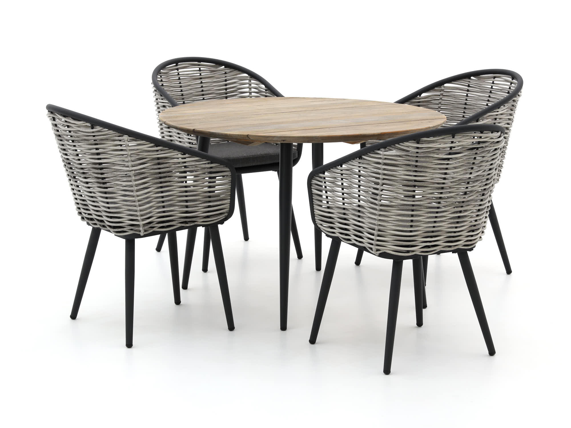 Intenso Vasaro/Falcade Ø 115cm dining tuinset 5-delig - Laagste prijsgarantie!