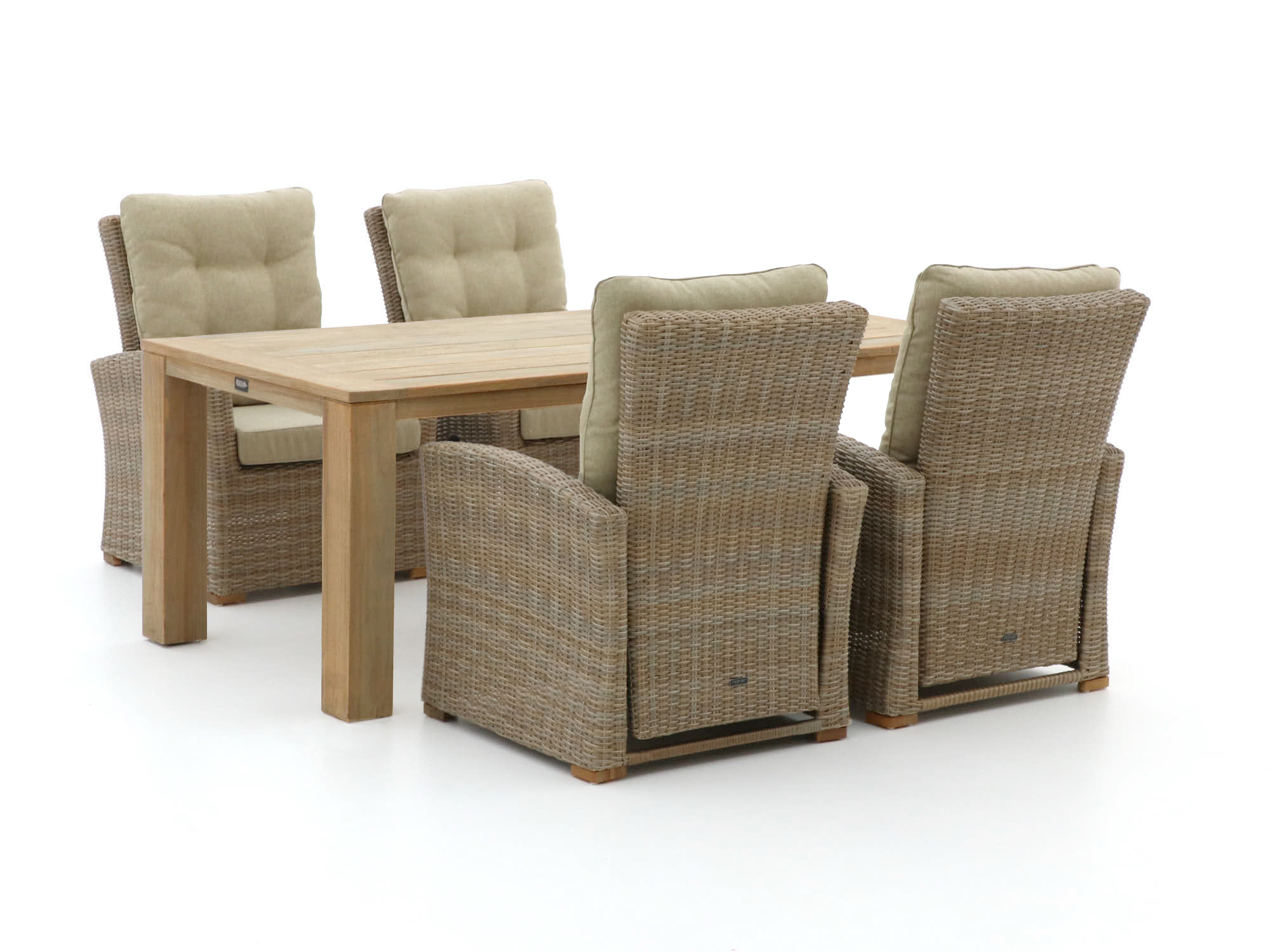 Intenso Mazzano/ROUGH-X 200cm lounge-dining tuinset 5-delig verstelbaar - Laagste prijsgarantie!