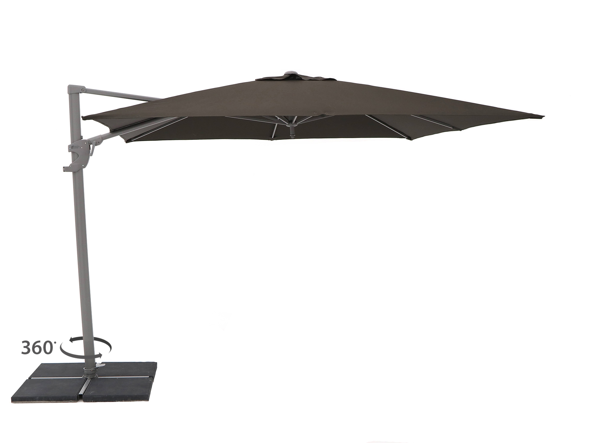 Shadowline Francisco zweefparasol 300x300cm - Laagste prijsgarantie!