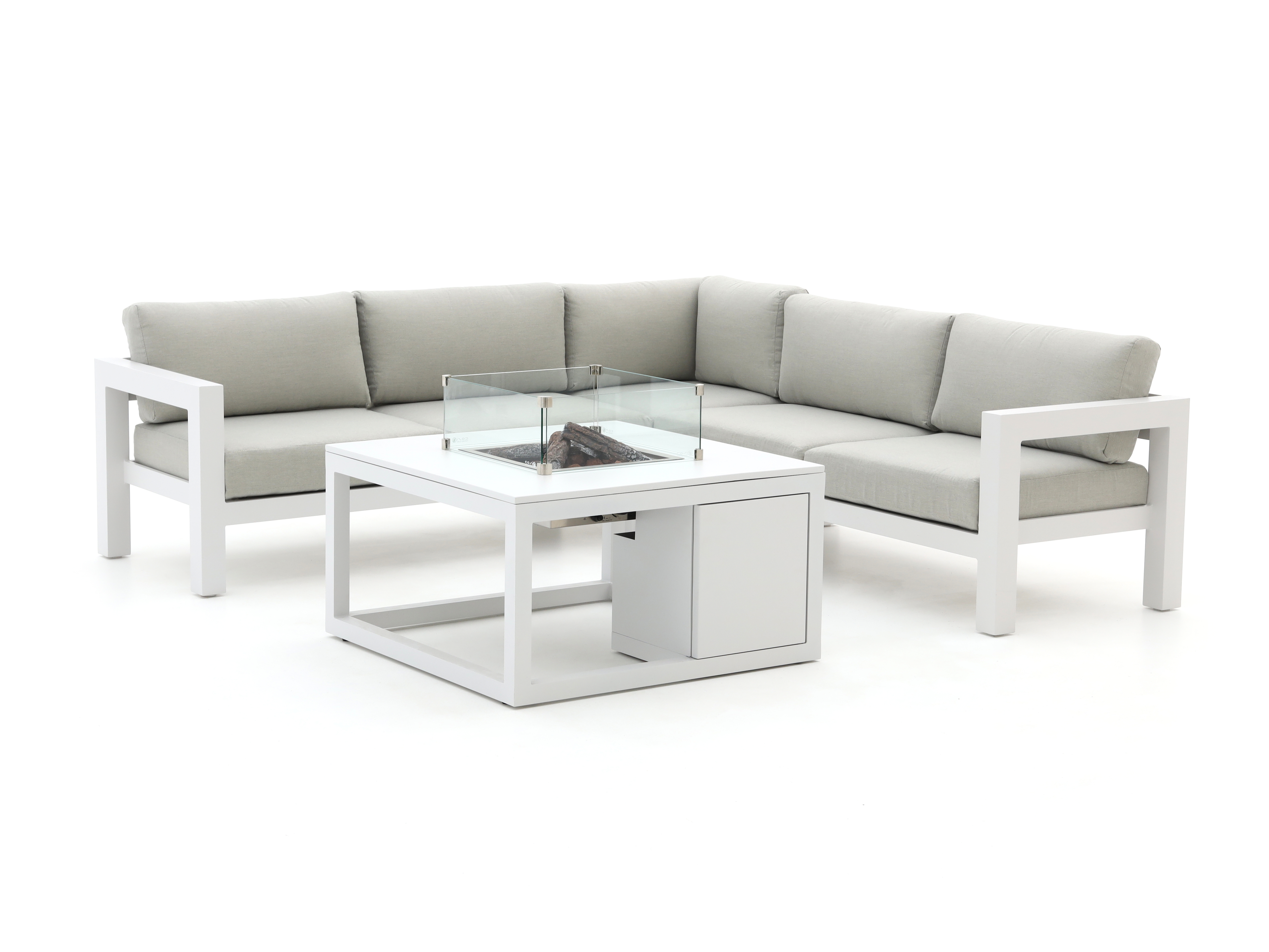 Bellagio Campazzo/Cosi 100cm hoek loungeset 4-delig - Laagste prijsgarantie!