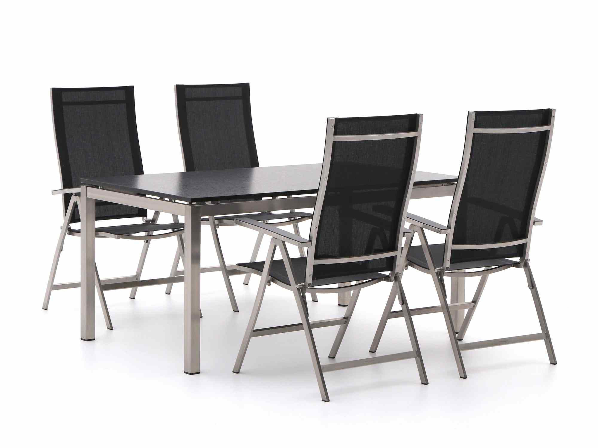 Bernstein Koblenz/Bremen 160cm dining tuinset 5-delig verstelbaar - Laagste prijsgarantie!