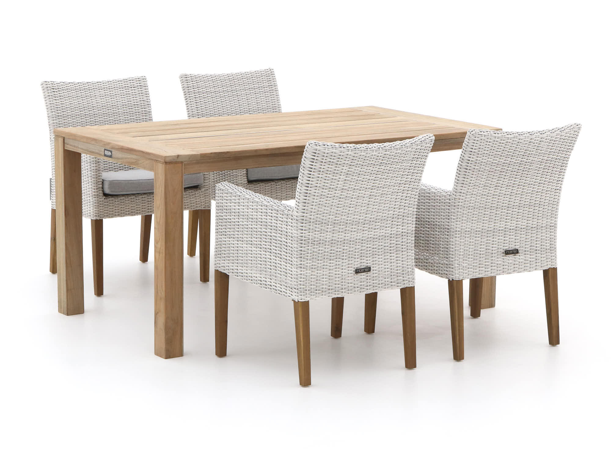 Intenso Lesa/ROUGH-S 160cm dining tuinset 5-delig - Laagste prijsgarantie!