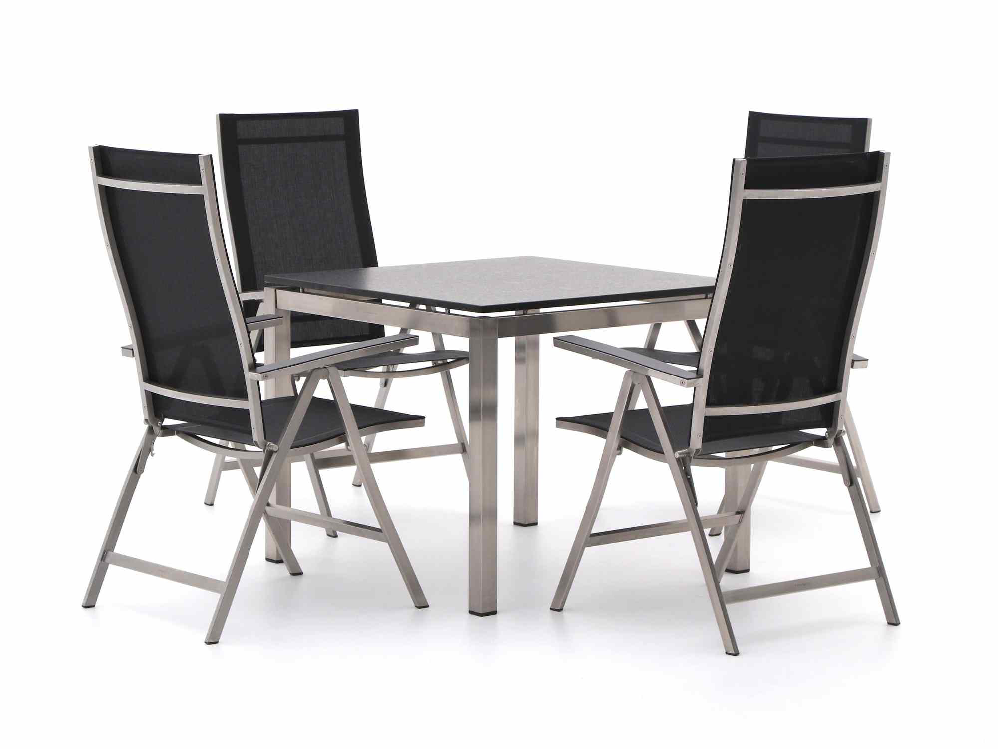 Bernstein Koblenz/Bremen 90cm dining tuinset 5-delig verstelbaar - Laagste prijsgarantie!