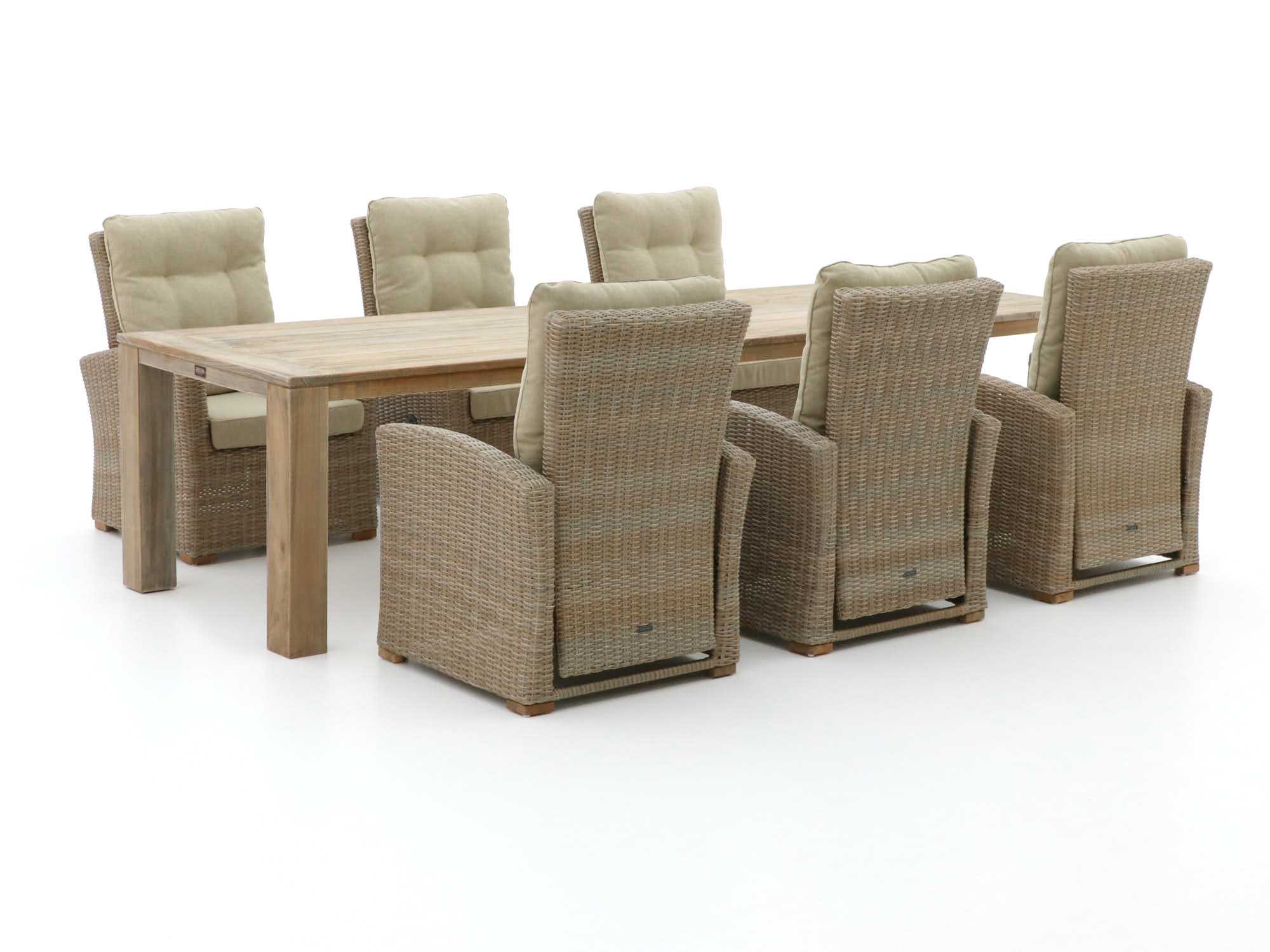 Intenso Mazzano/ROUGH-X 320cm lounge-dining tuinset 7-delig verstelbaar - Laagste prijsgarantie!
