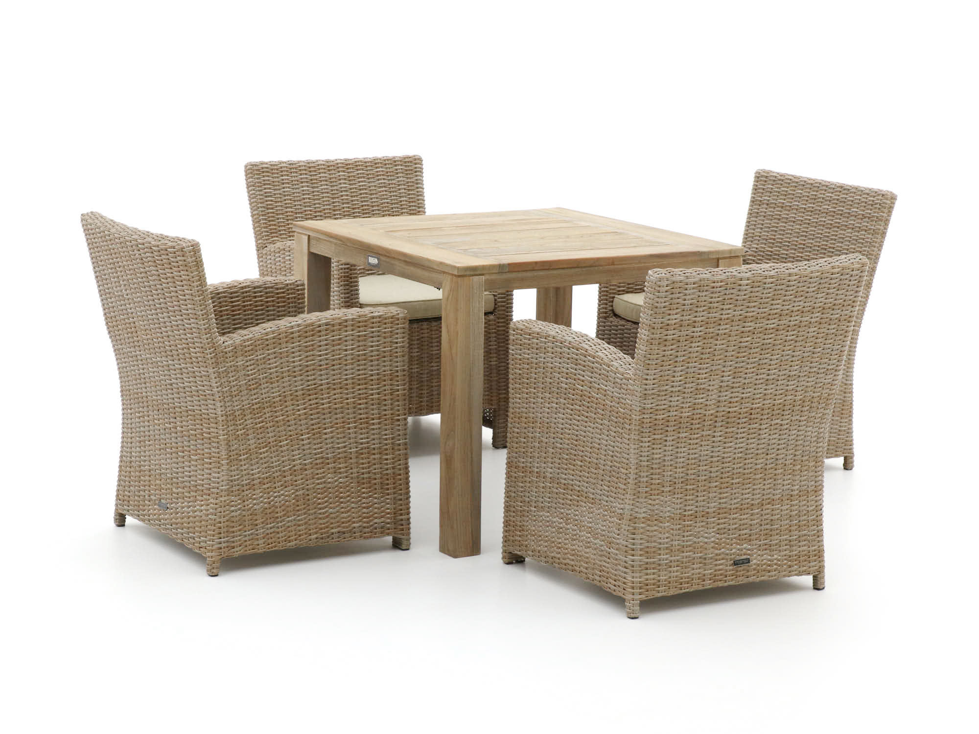 Intenso Fellini/ROUGH-S 90cm dining tuinset 5-delig - Laagste prijsgarantie!