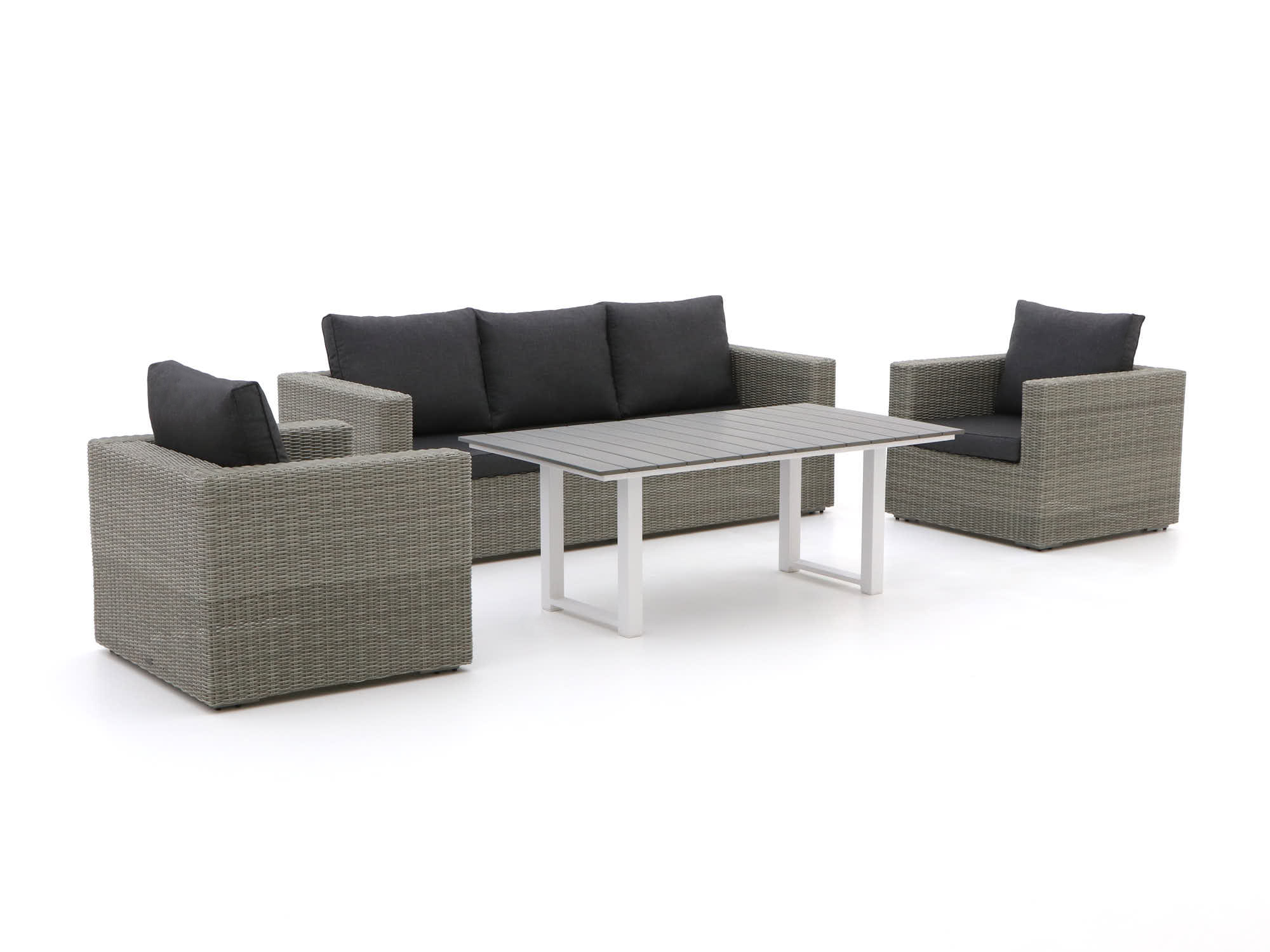 Intenso Carpino/Bolano dining loungeset 4-delig - Laagste prijsgarantie!