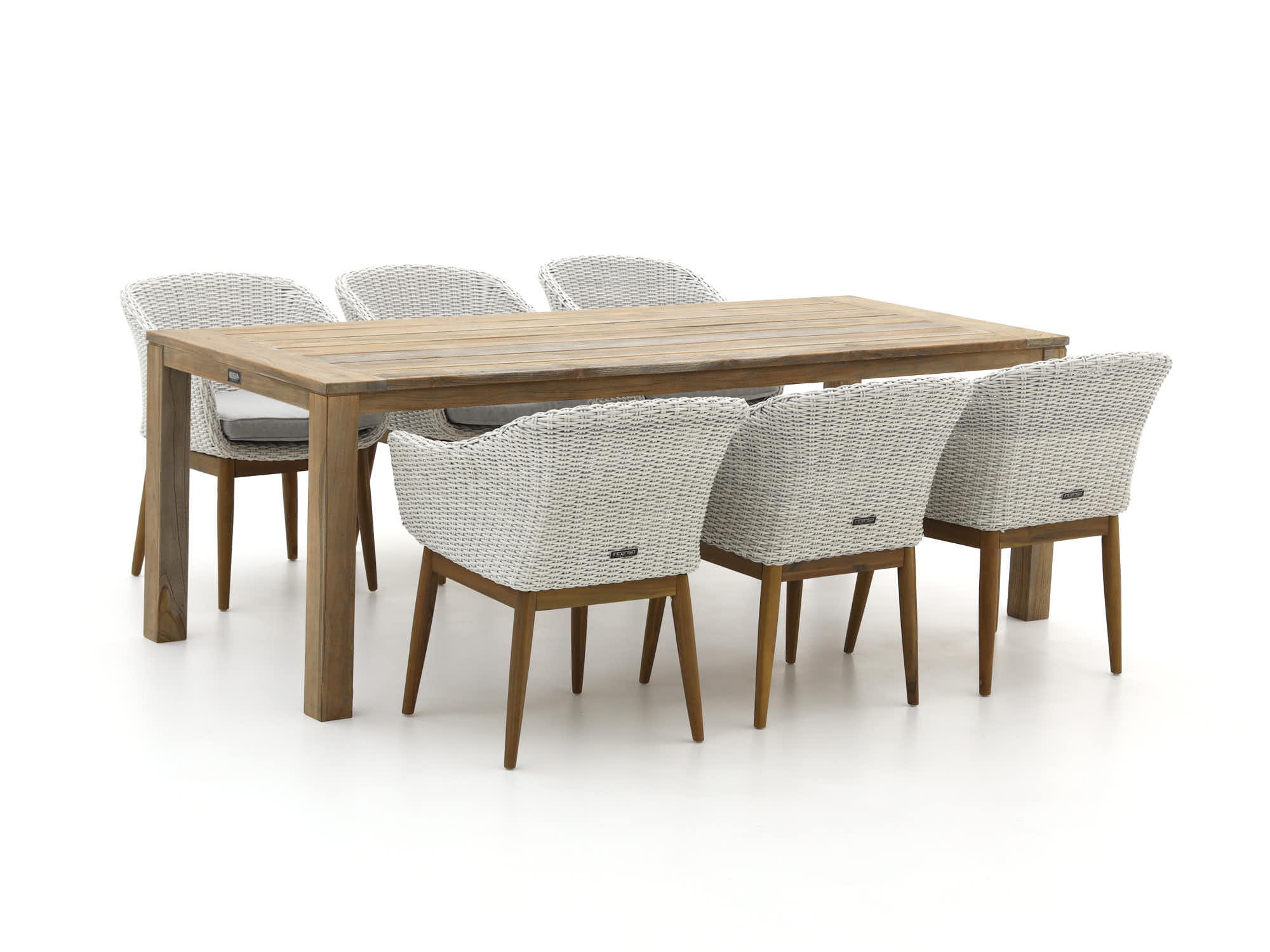 Intenso Bordano/ROUGH-S 220cm dining tuinset 7-delig - Laagste prijsgarantie!