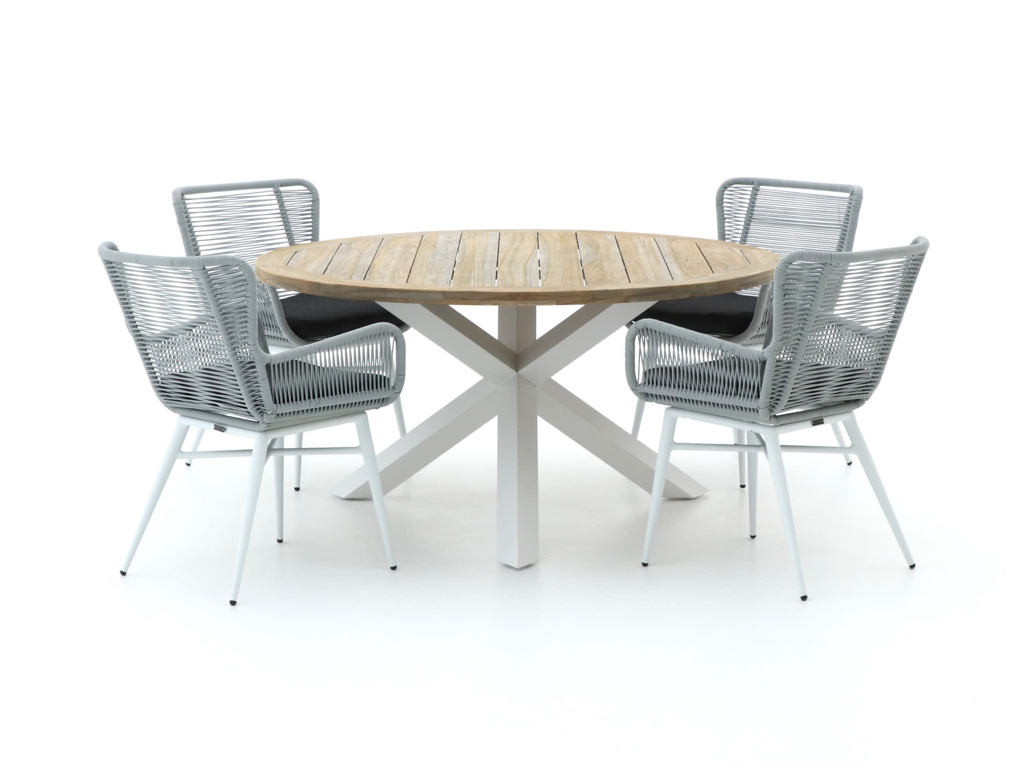 Intenso Variano/Merate Ø 150cm dining tuinset 5-delig - Laagste prijsgarantie!