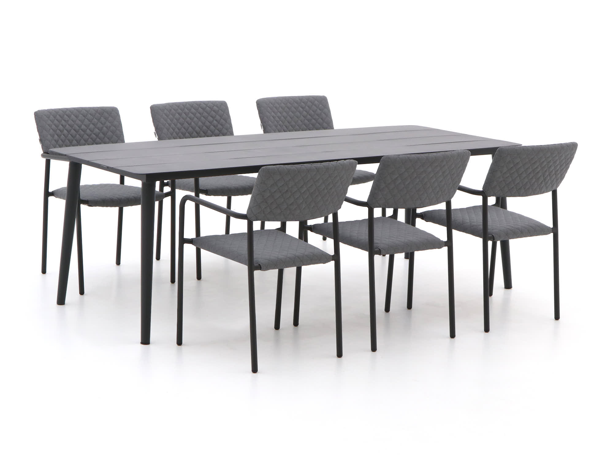 Il Tempo Todi/Sora 220cm dining tuinset 7-delig stapelbaar - Laagste prijsgarantie!