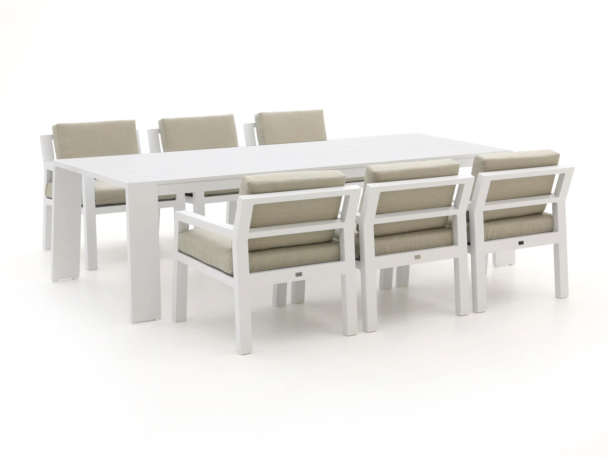 Bellagio Vinadio 255cm low dining tuinset 7-delig - Laagste prijsgarantie!