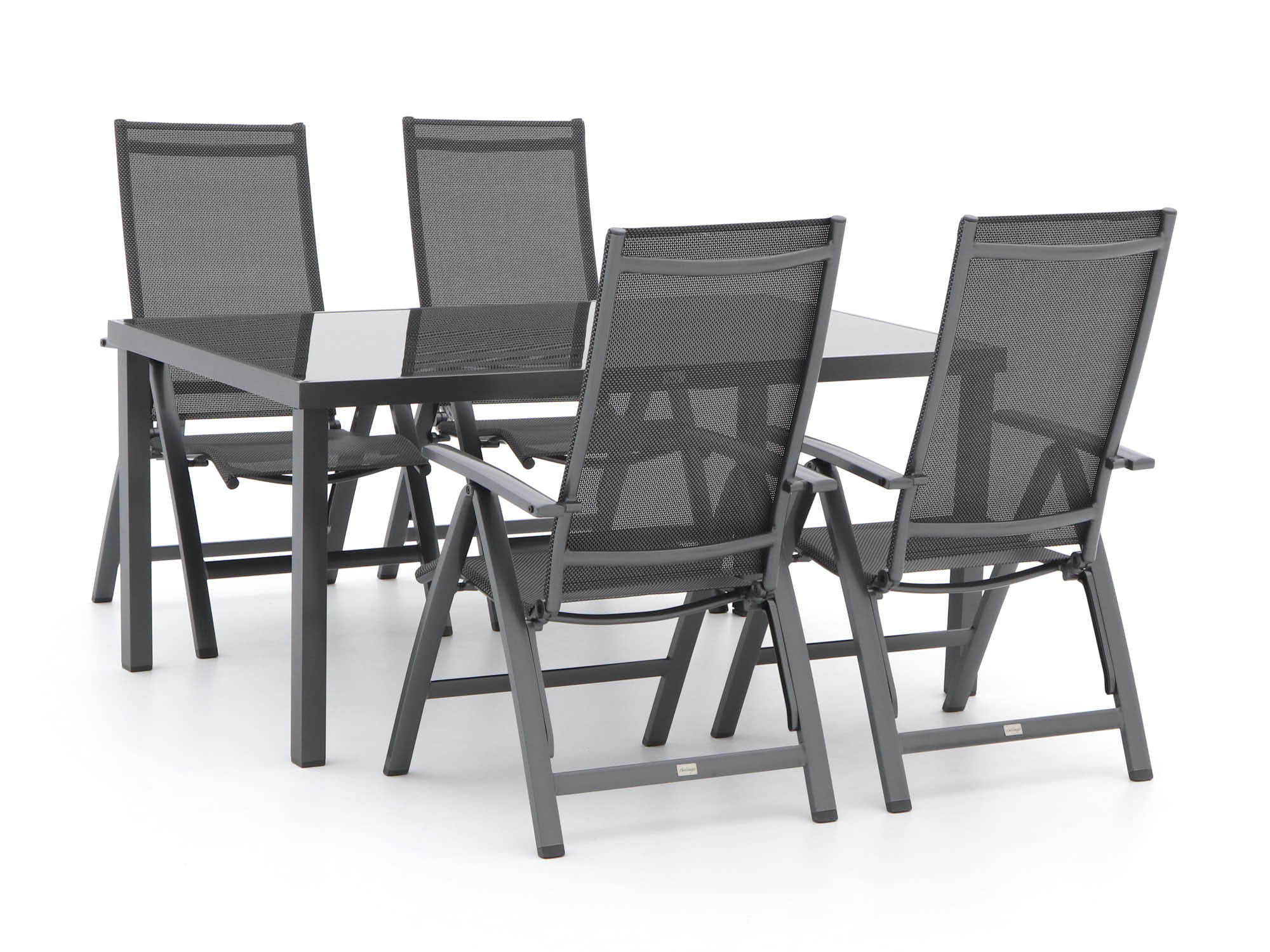 Bellagio Avenza/Caluso 160cm dining tuinset 5-delig verstelbaar - Laagste prijsgarantie!