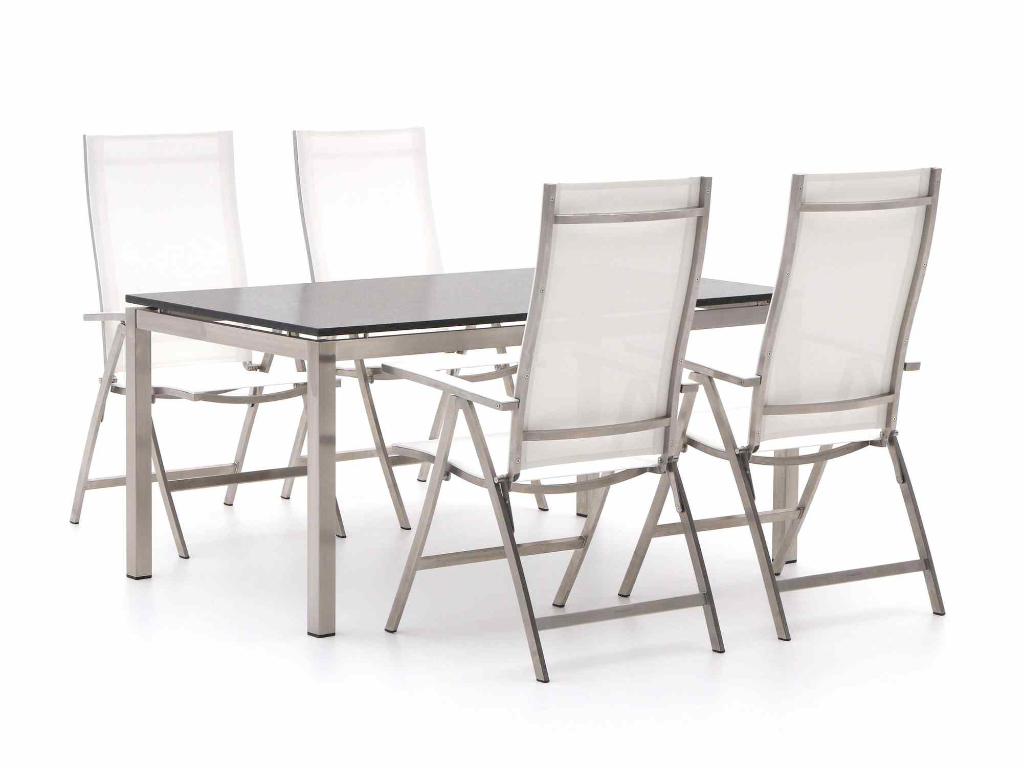 Bernstein Koblenz/Bremen 160cm dining tuinset 5-delig verstelbaar - Laagste prijsgarantie!