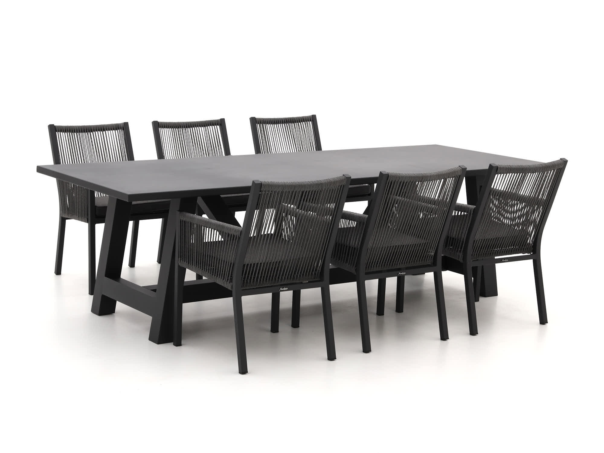 Manifesto Rivola/Rosarno 260cm dining tuinset 7-delig - Laagste prijsgarantie!