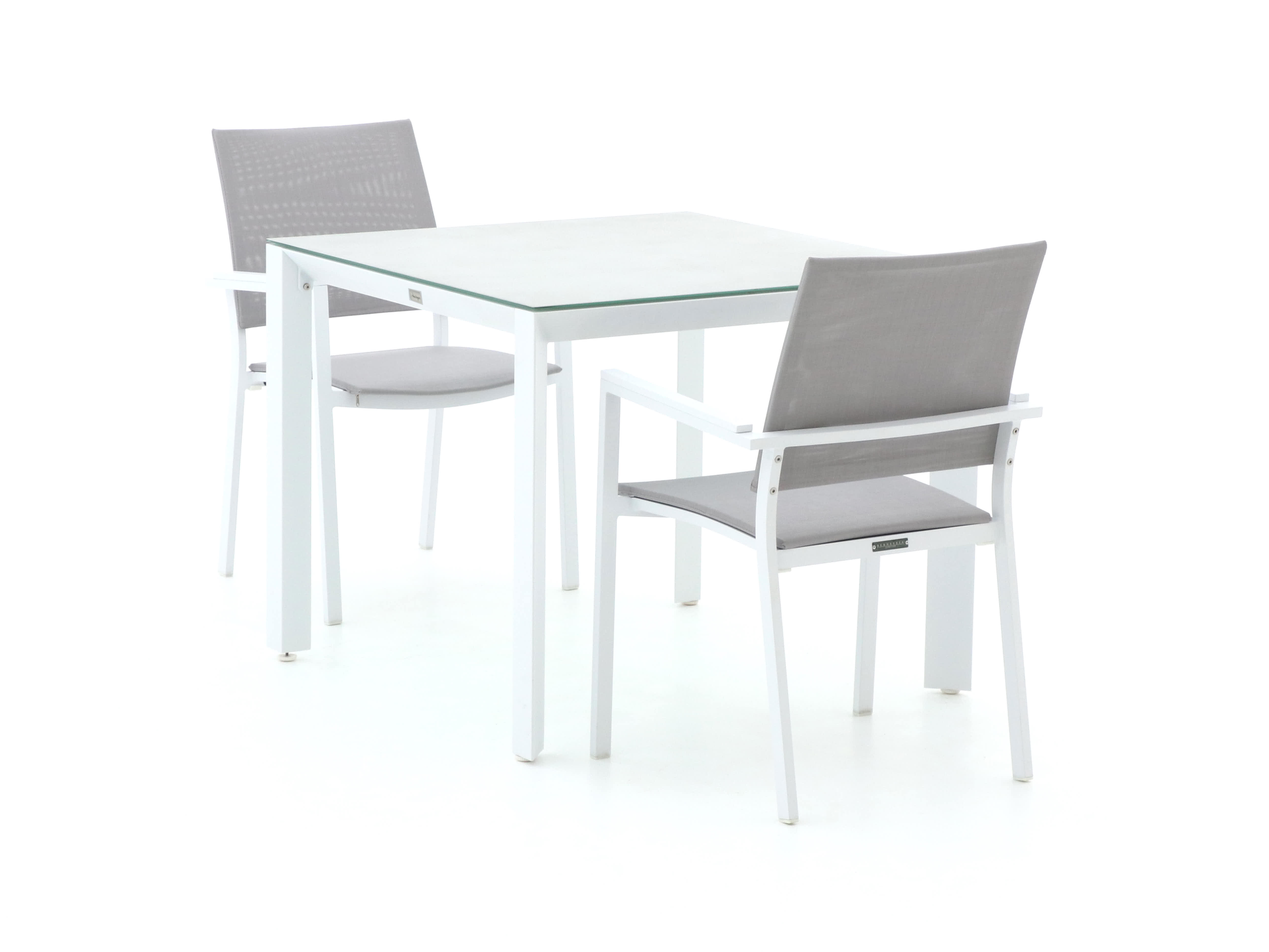 Bernstein Cologne/Veneto 90cm dining tuinset 3-delig stapelbaar - Laagste prijsgarantie!