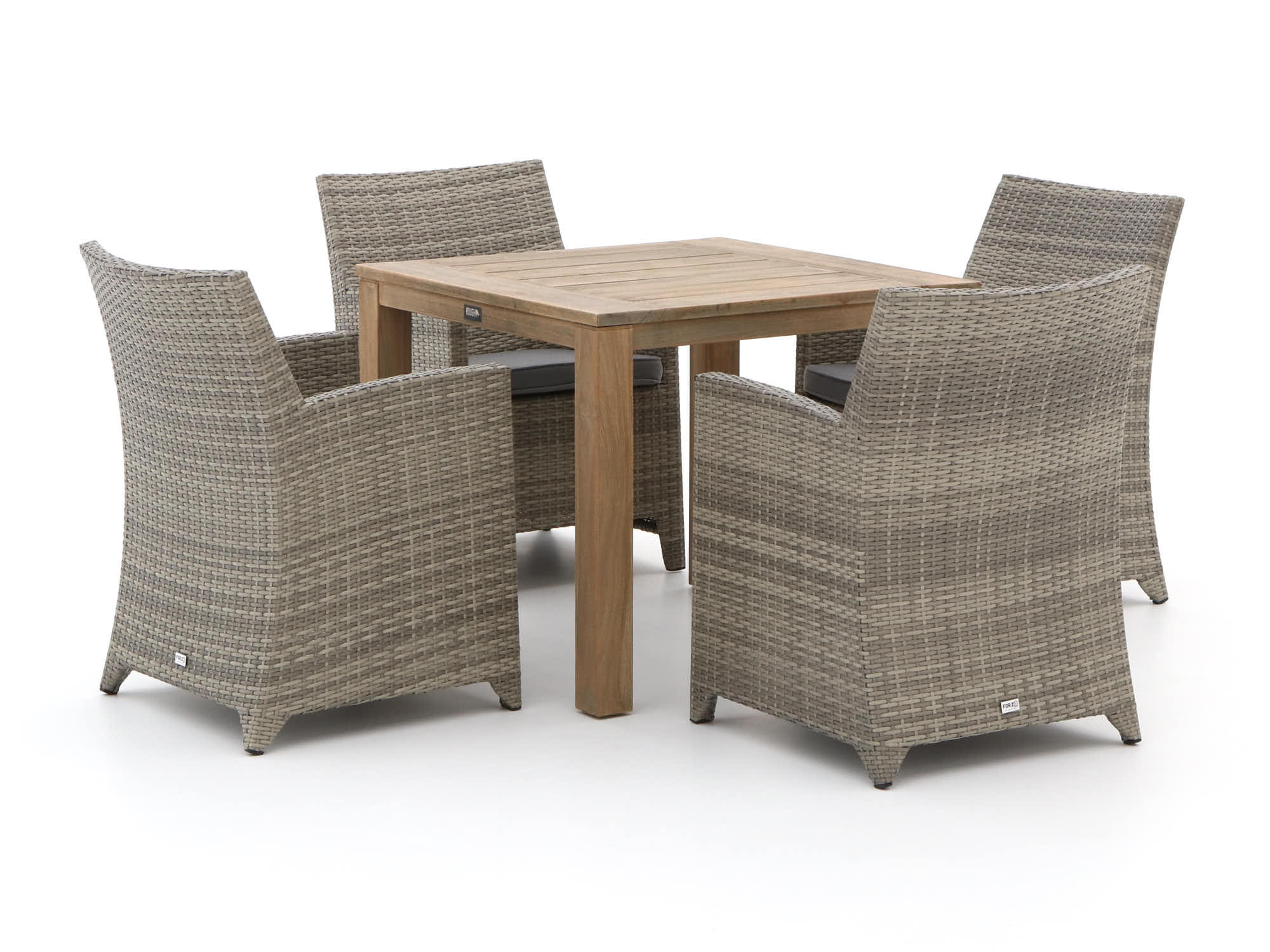 Forza Barolo/ROUGH-S 90cm dining tuinset 5-delig - Laagste prijsgarantie!