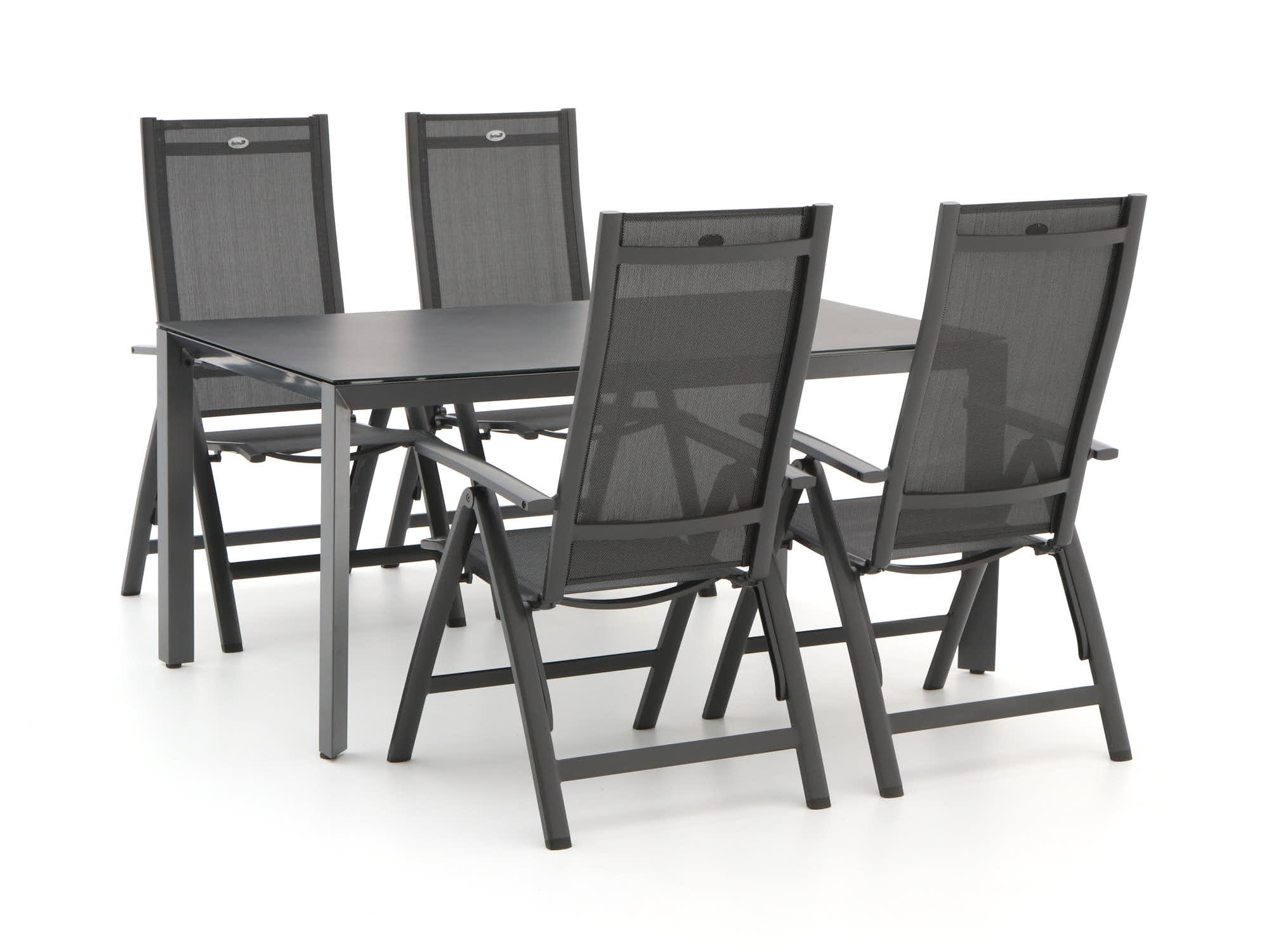 Hartman Troy/Veneto 160cm dining tuinset 5-delig verstelbaar - Laagste prijsgarantie!