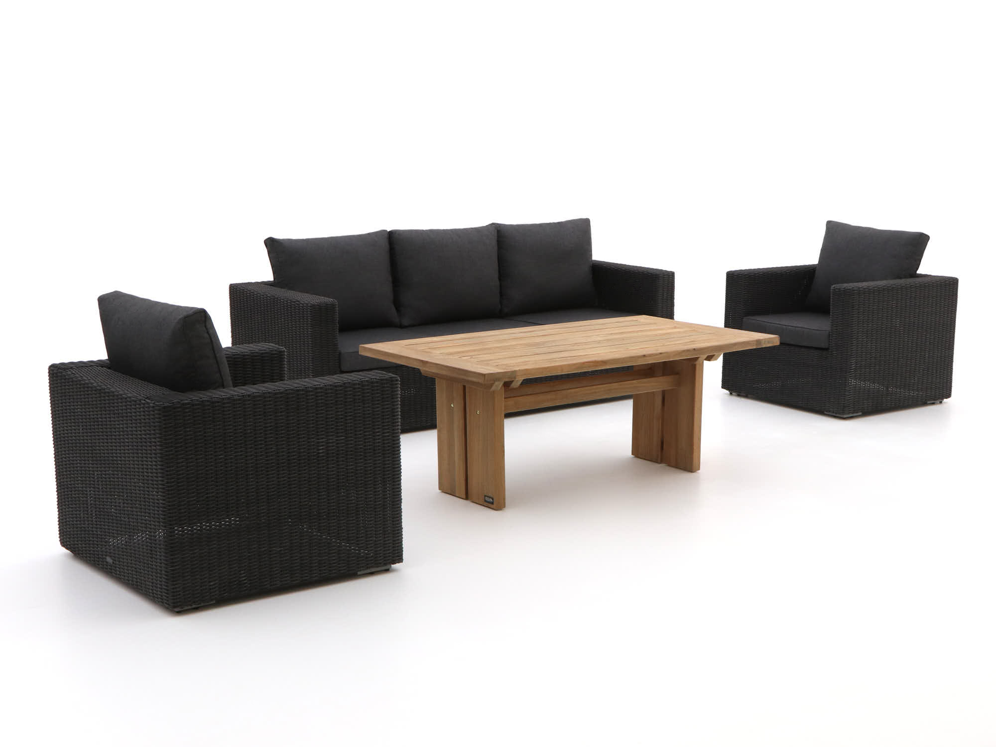 Intenso Carpino/ROUGH-L dining loungeset 4-delig - Laagste prijsgarantie!