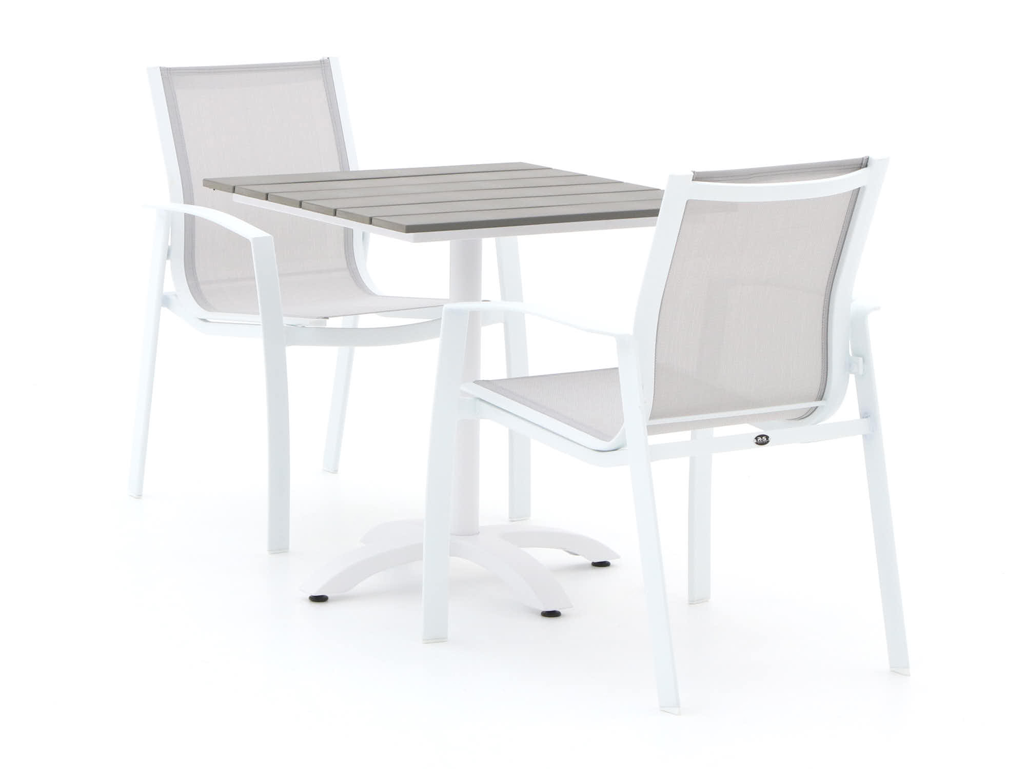R&S Design Altea/Lisio 70cm dining tuinset 3-delig stapelbaar - Laagste prijsgarantie!
