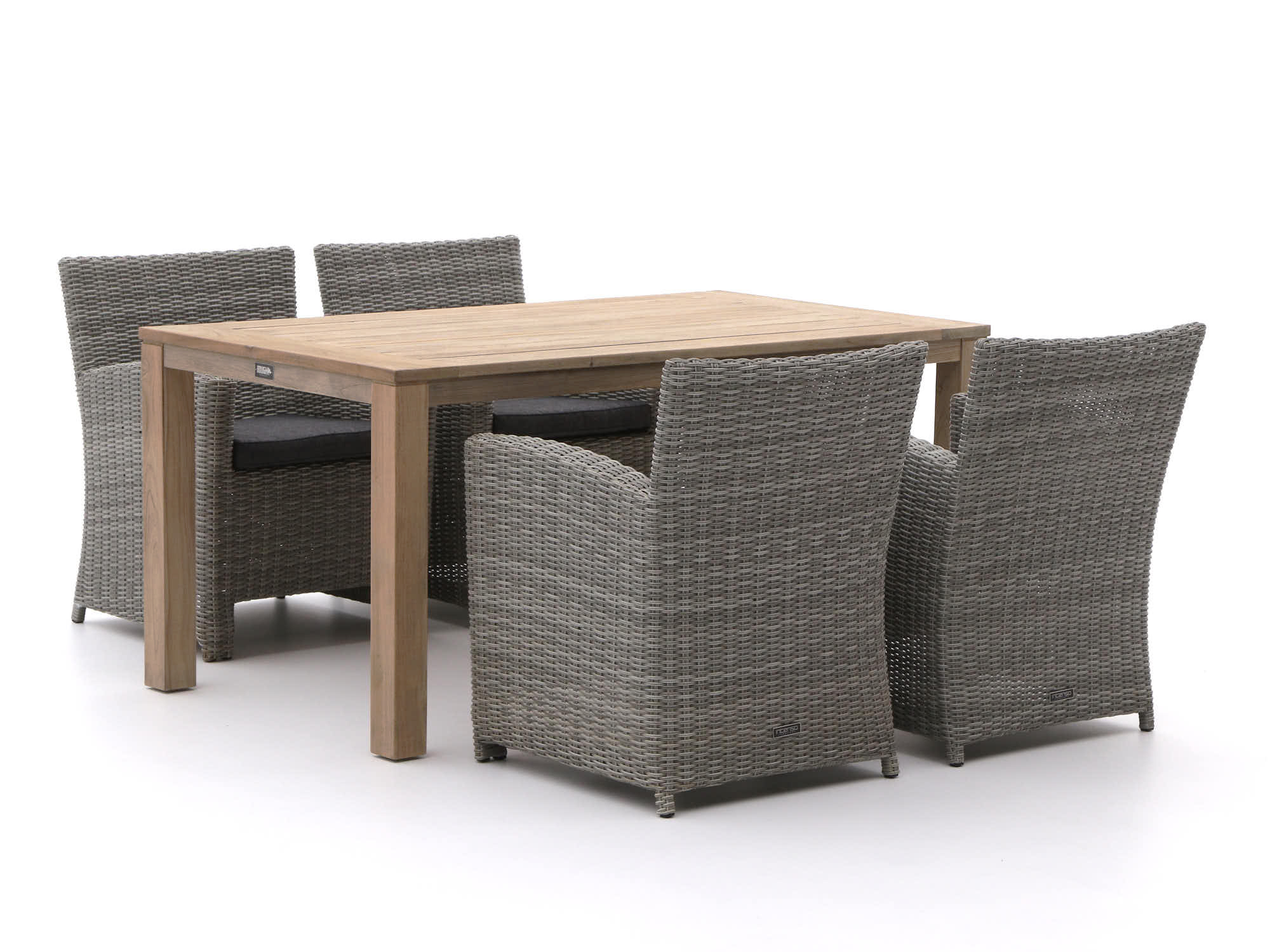 Intenso Fellini/ROUGH-S 160cm dining tuinset 5-delig - Laagste prijsgarantie!