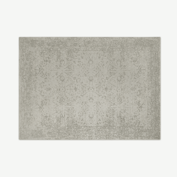 Yolanda Persisch jacquardvloerkleed, 160 x 230 cm, roomwit