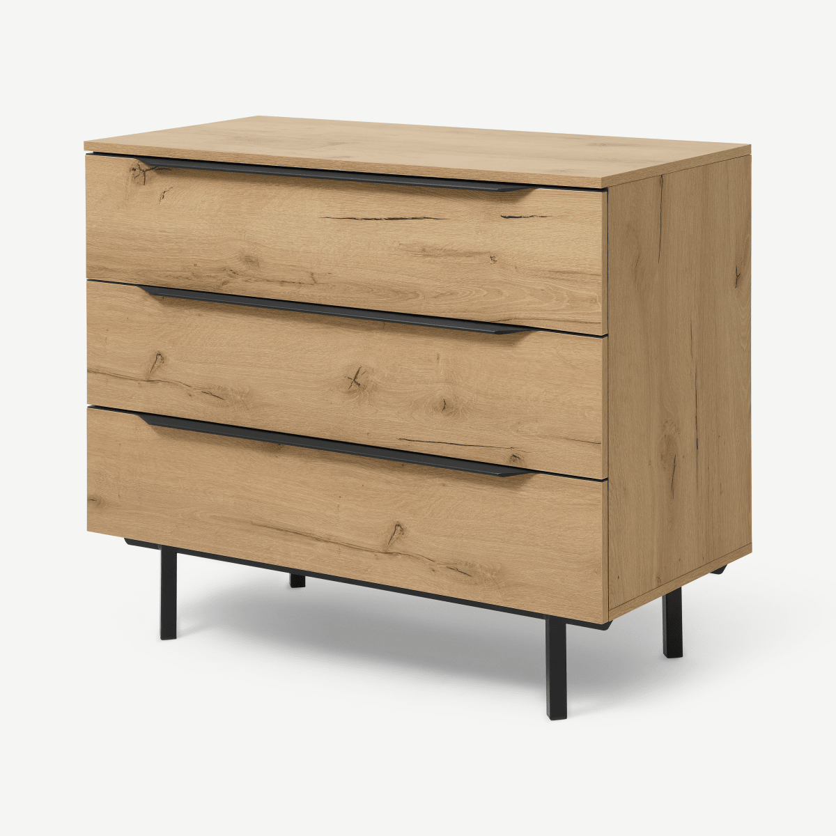 112a3c21aa7443b758631696994e32c79d2908e1_CODDOL025OAK_UK_Damien_Chest_Drawers_Oak_Black_ar1_1_LB01_PS.png Damien ladekast, versleten eiken en zwart