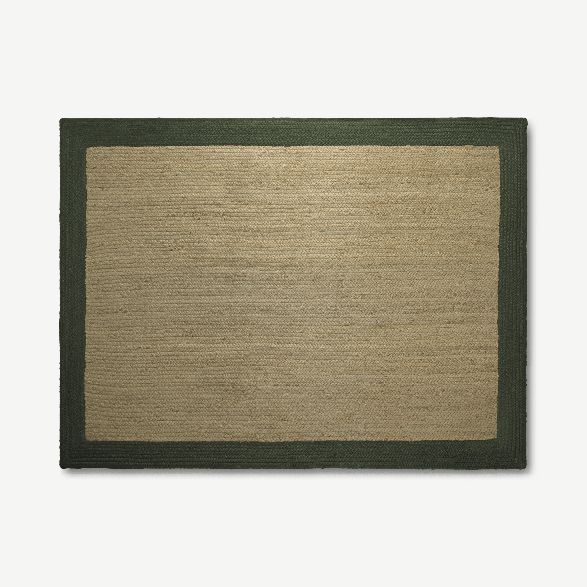 1dfd23c659ec0ed18d891b608bddb87fe1f064d3_RUGGRN002NAT_UK_Granico_Jute_Border_Rug_Large_160x230cm_Natural_Green_ar1_1_LB01_PS.png Granico vloerkleed van 100% jute met contrastranden, groot, 160 x 230 cm, lichtbeige en groen