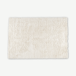 Erin hoogpolig vloerkleed 160 x 230cm, gebroken wit