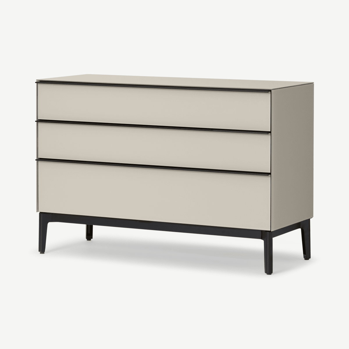 3a2b9161ccd4300bde3e8b0b9d8e8cf421b37c2a_CODSIL011WHI_UK_Silas_Chest_Drawers_Silver_Grey_Glass_ar1_1_LB01_PS.png Silas ladekast, steenwit glas