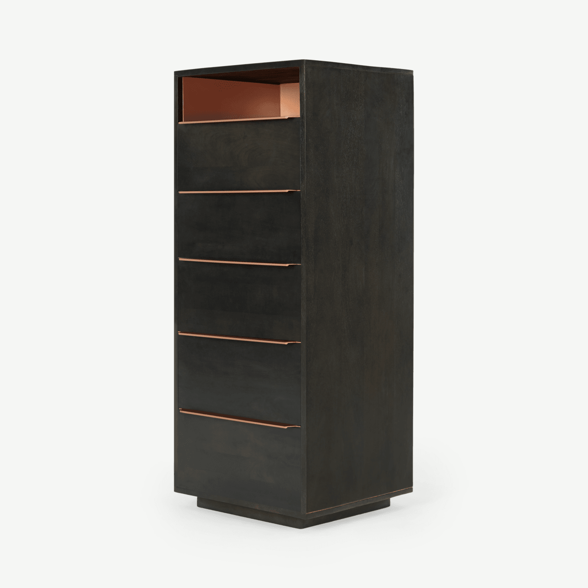 48755ce16bffc1f294f9d45cc33b139f9b76f354_CODAND025MGO_UK_Anderson_Tall_Chest_of_Drawers_Mocha_Copper_ar1_1_LB01_PS.png Anderson hoge ladekast, mokka mangohout en koper